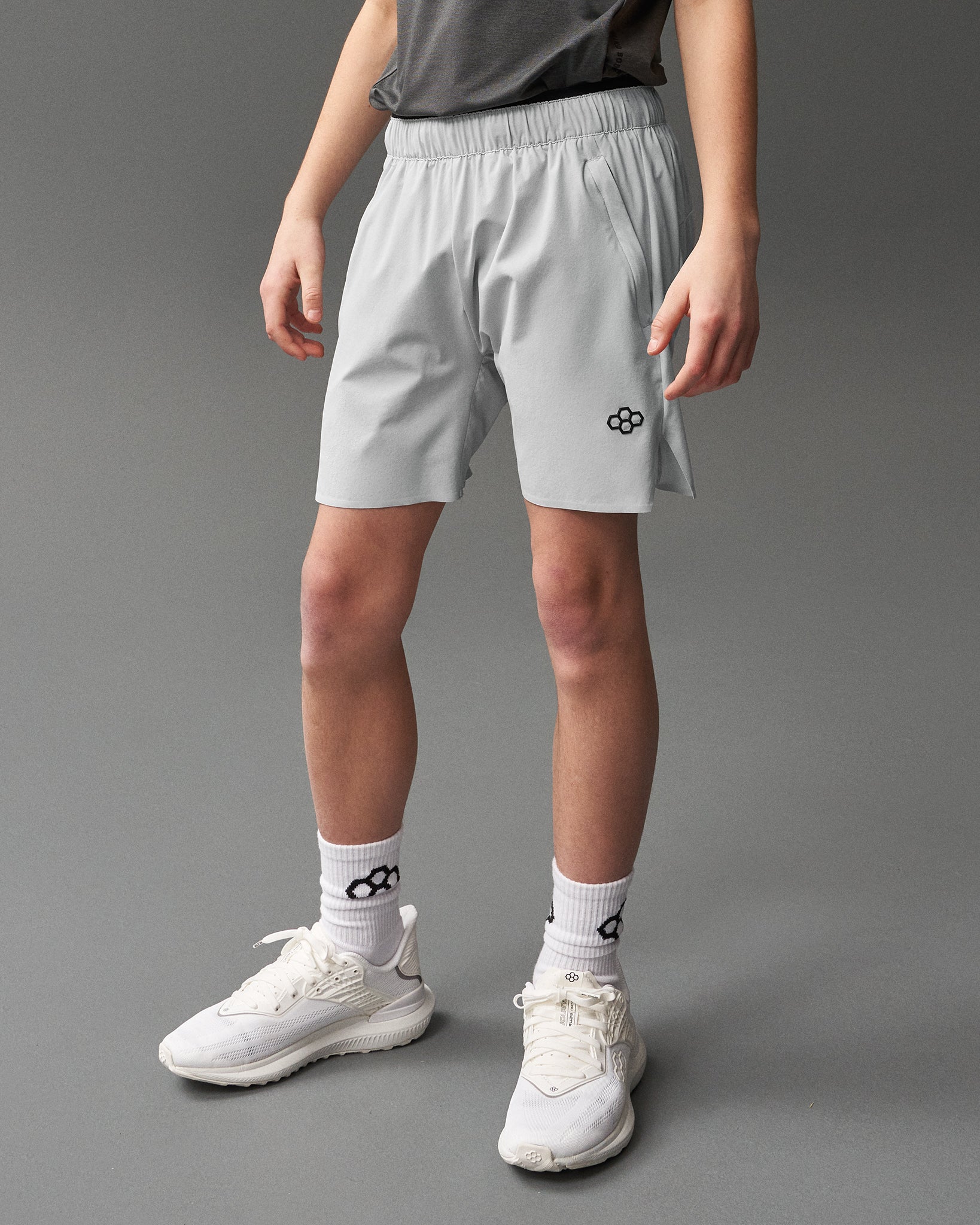 RUDIS Performance Uniform Youth Shorts - Lunar Gray - Image 2