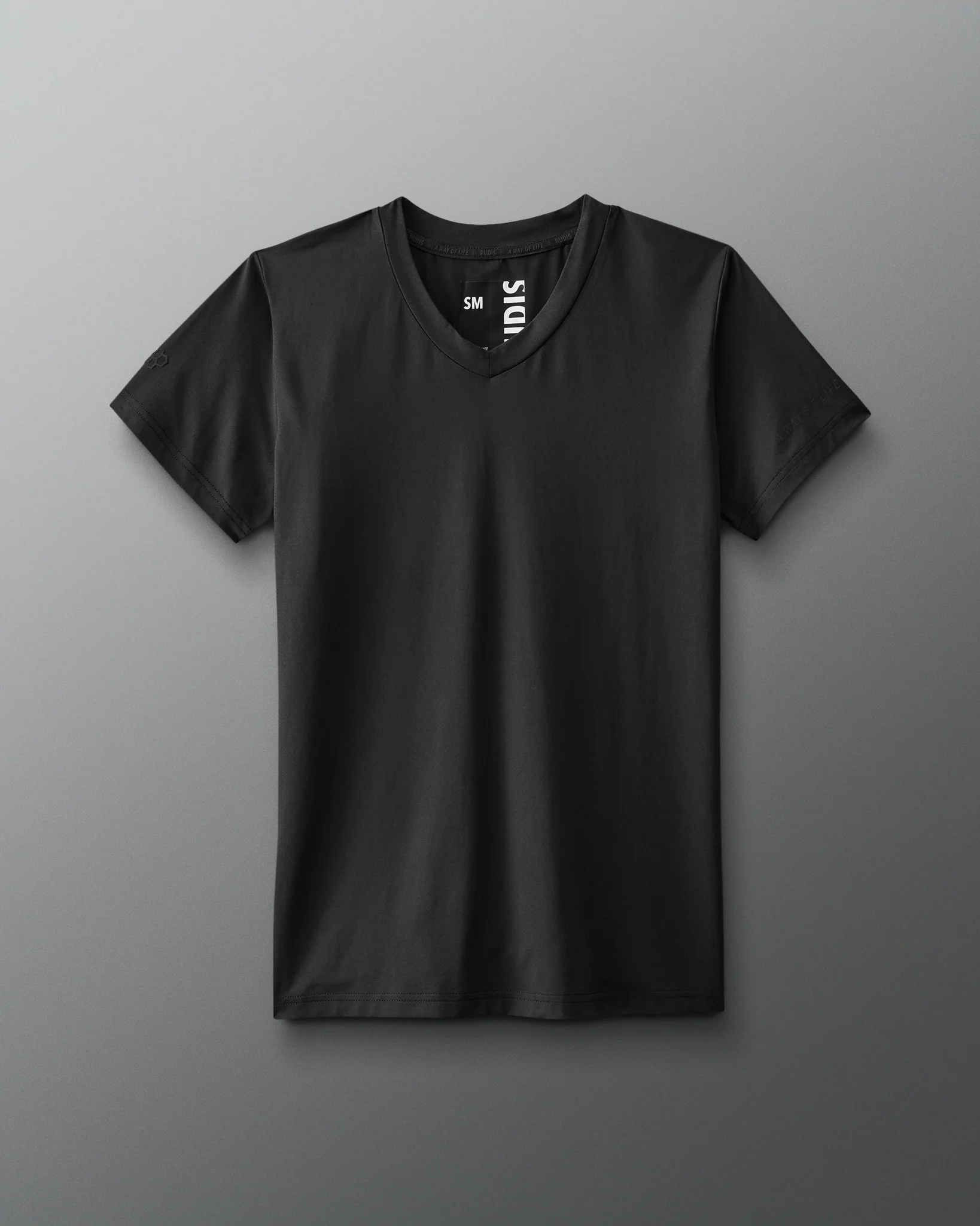 RUDIS Performance Women's V-Neck T-Shirt - Black - Image 3