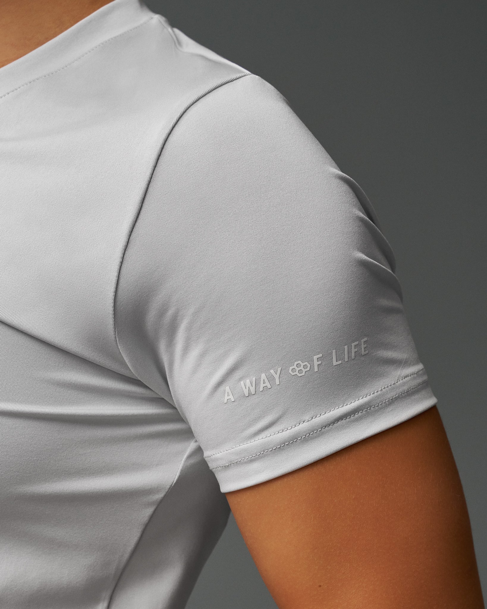 RUDIS Performance Women's V-Neck T-Shirt - Lunar Gray - Image 3