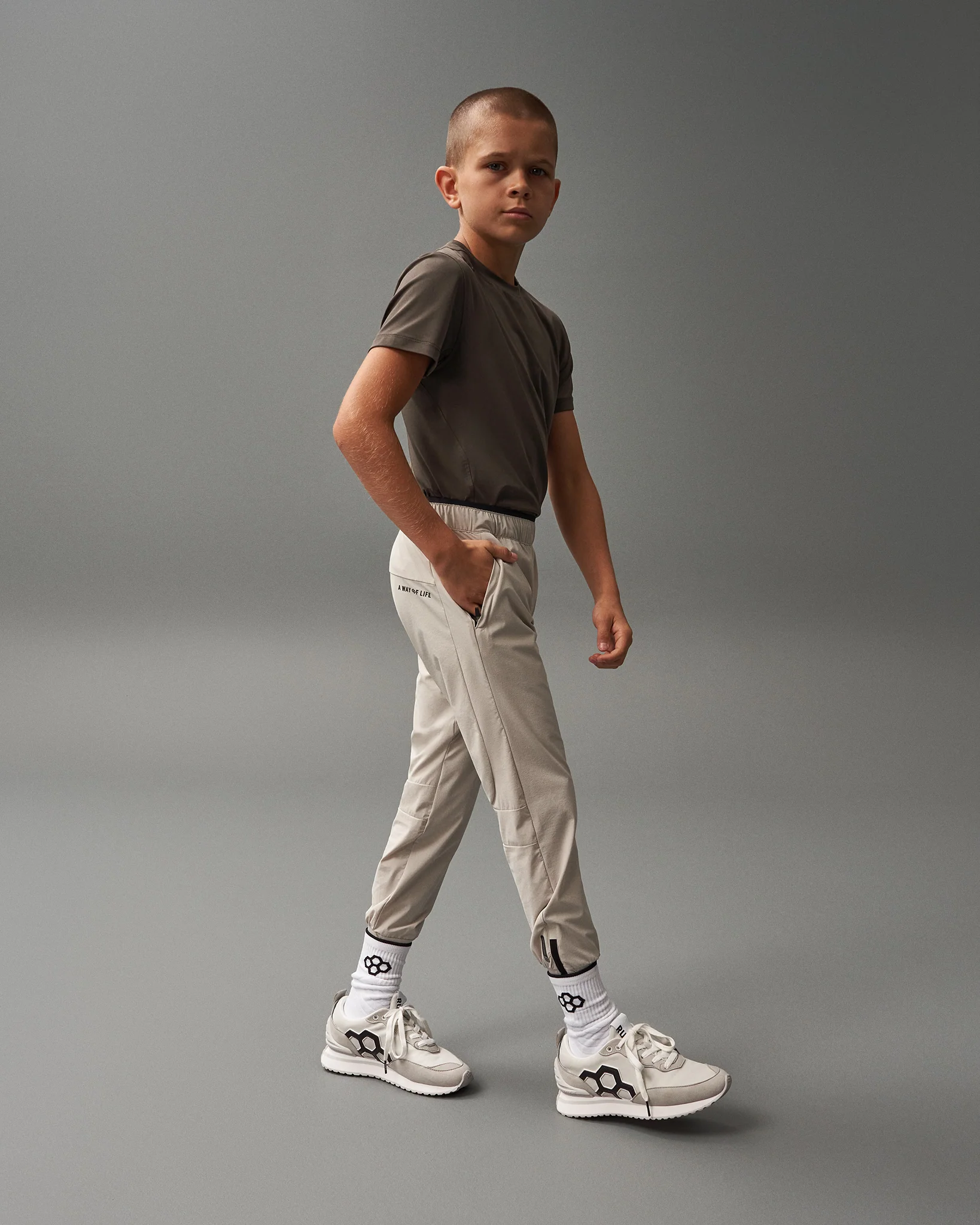 RUDIS Performance Youth T-Shirt - Cocoa - Image 2