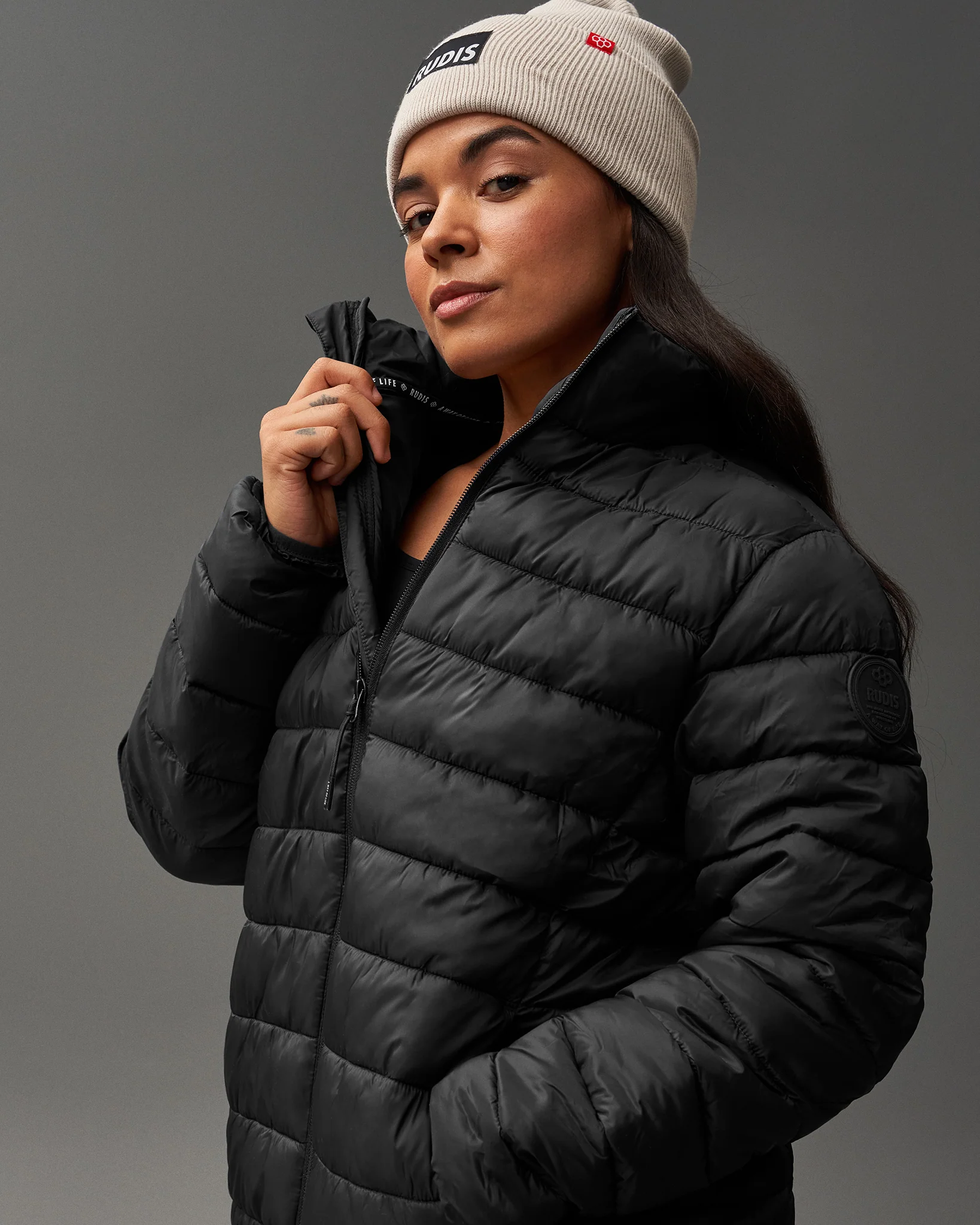RUDIS Puffer Jacket - Black
