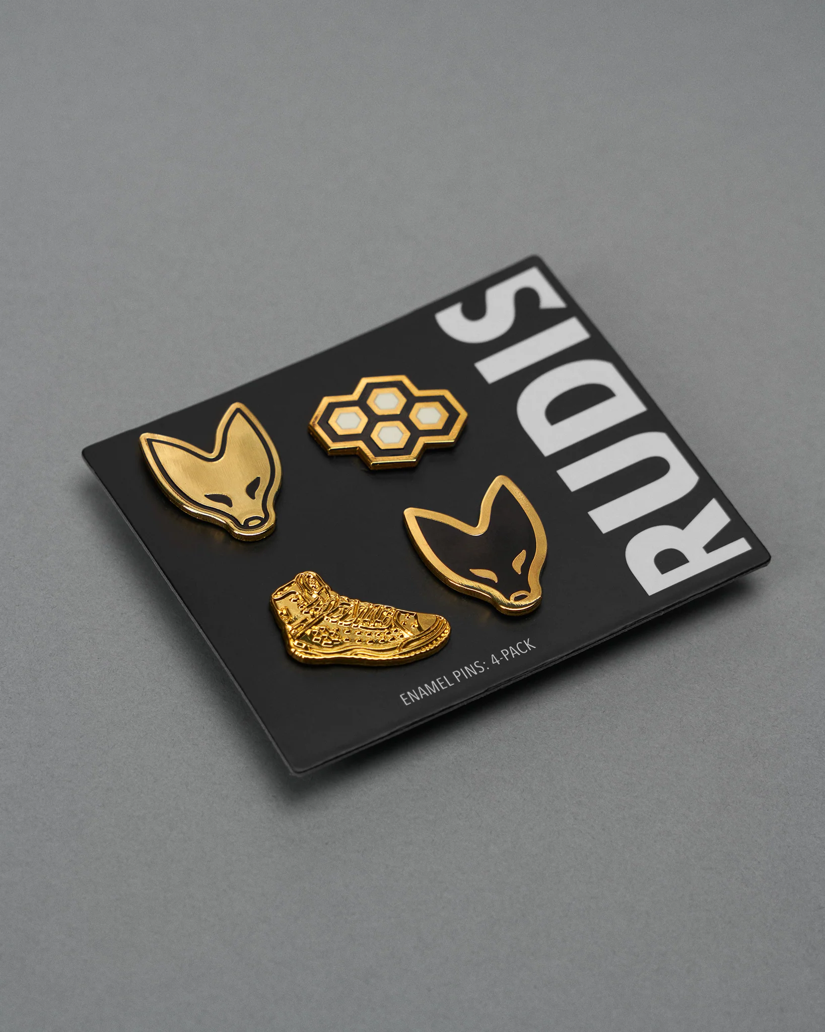 RUDIS Sly Fox 4 Pack Enamel Pins - Image 2