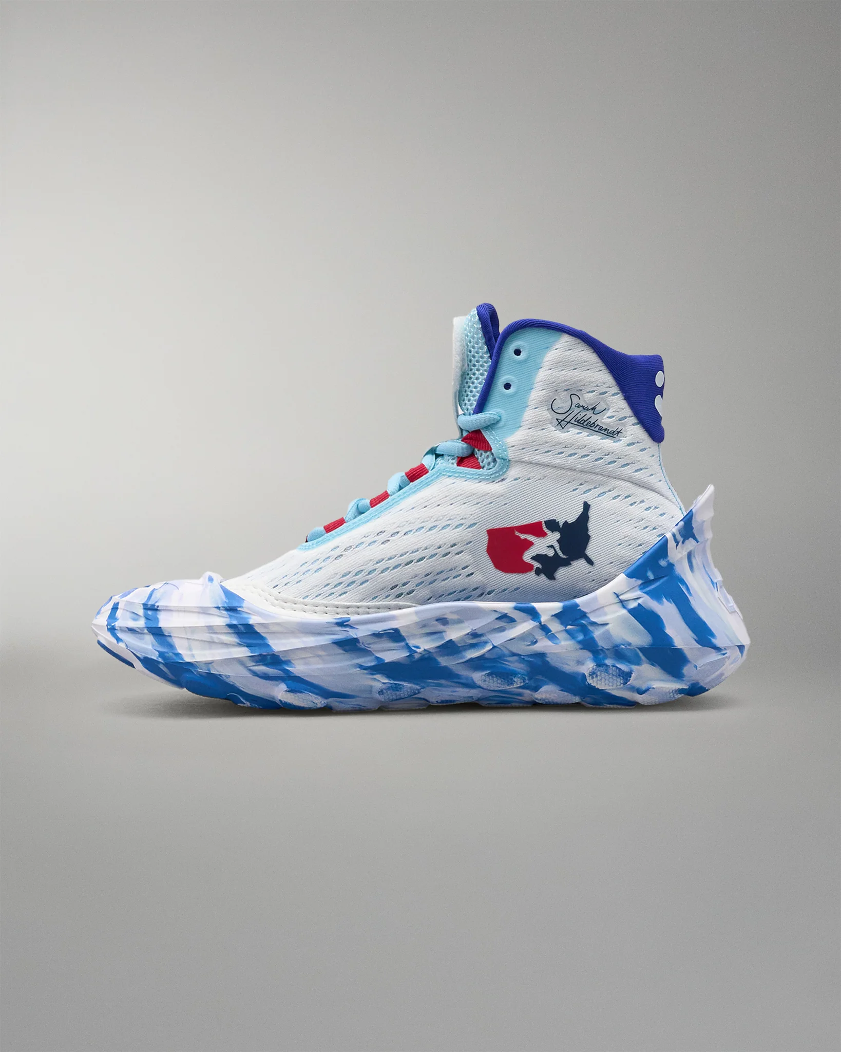 RUDIS Wrestling Shoe Covers - Blue Camo - Image 2