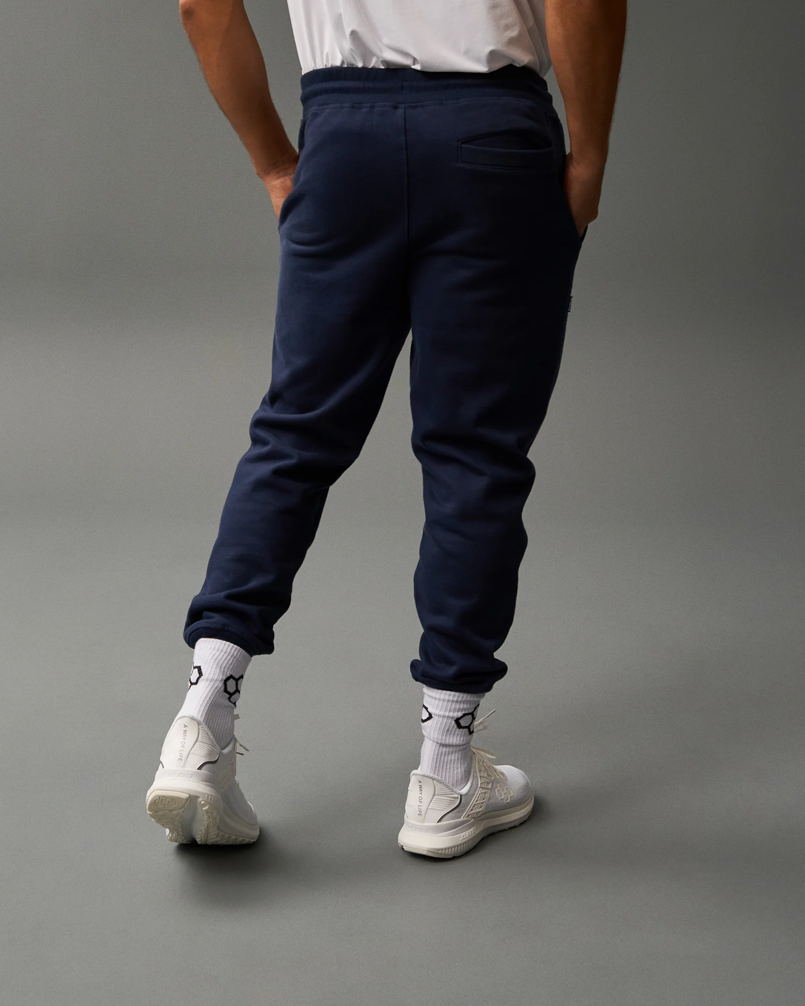 RUDIS Titan Heavyweight Fleece Jogger - Navy - Image 3