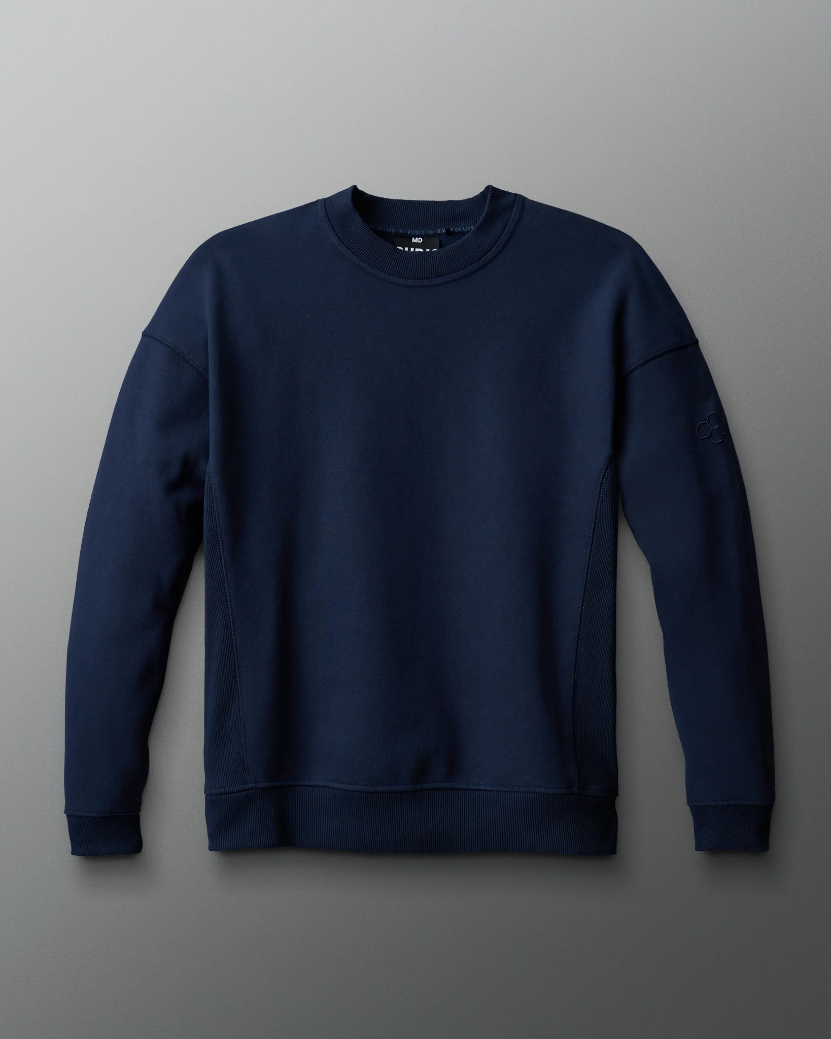 RUDIS Titan Heavyweight Fleece Youth Crewneck - Navy