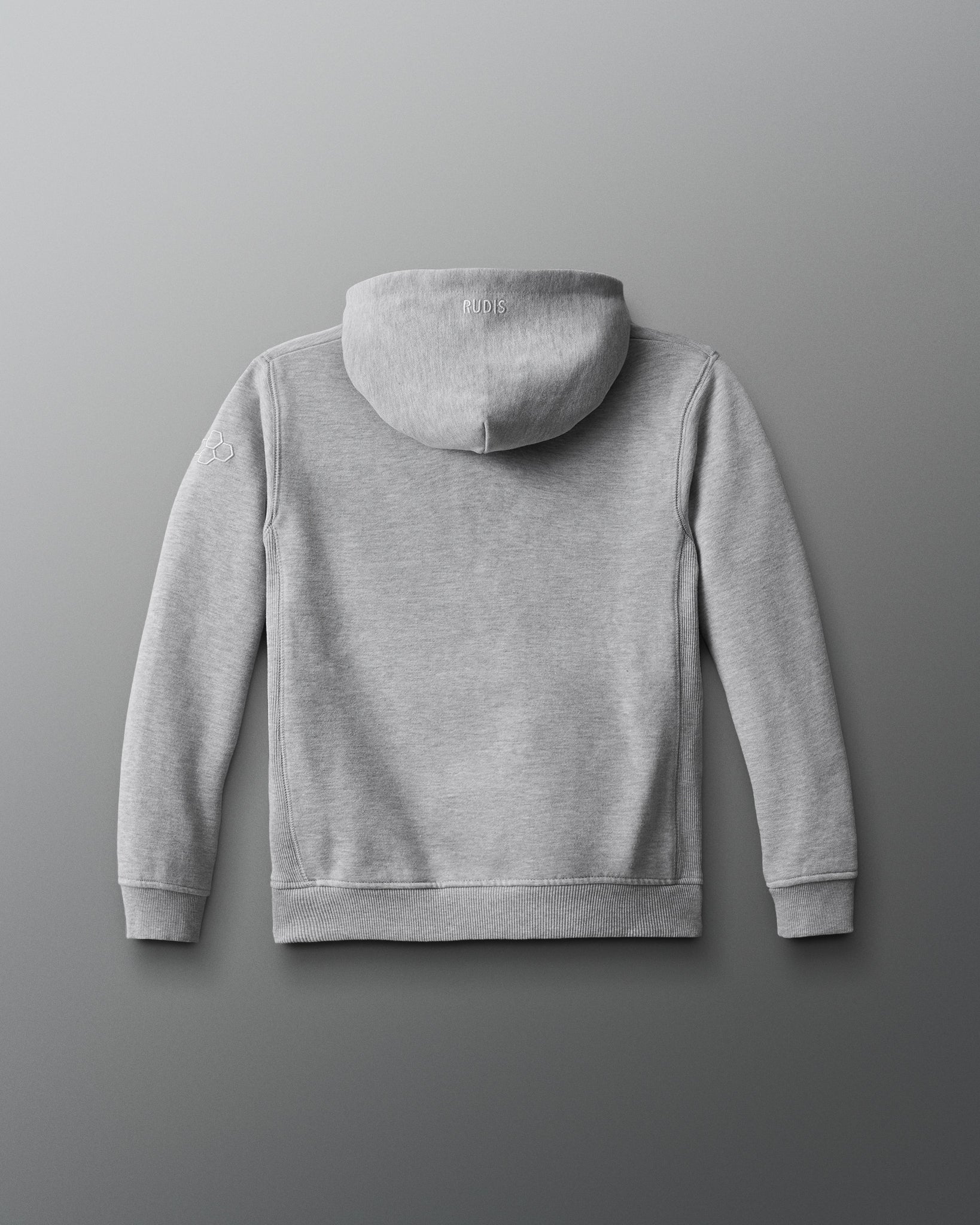 RUDIS Titan Heavyweight Fleece Youth Hoodie - Athletic Gray - Image 2