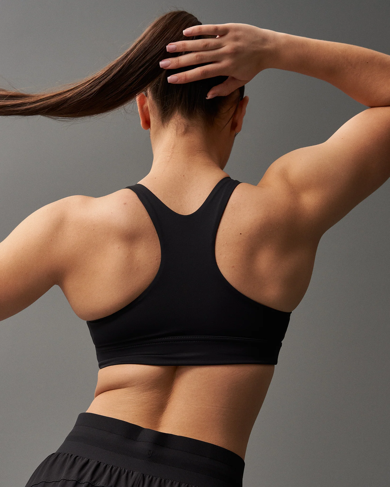 RUDIS Impact Padded Sports Bra - Black - Image 3