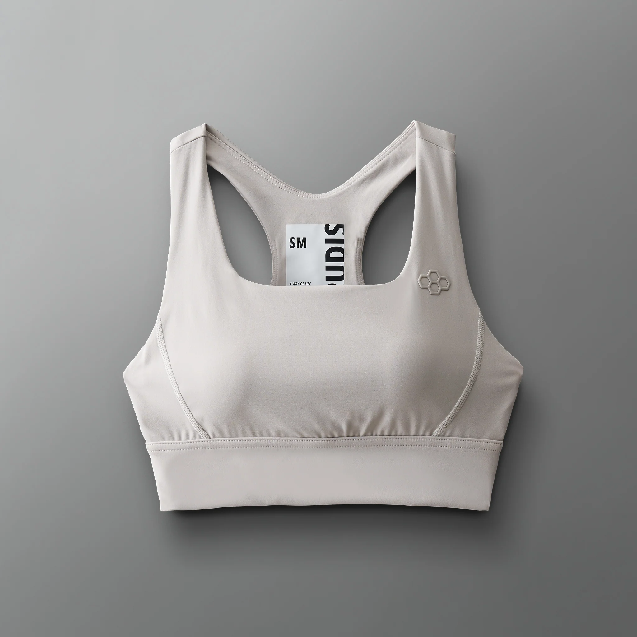 RUDIS Impact Padded Sports Bra - Bone - Image 5