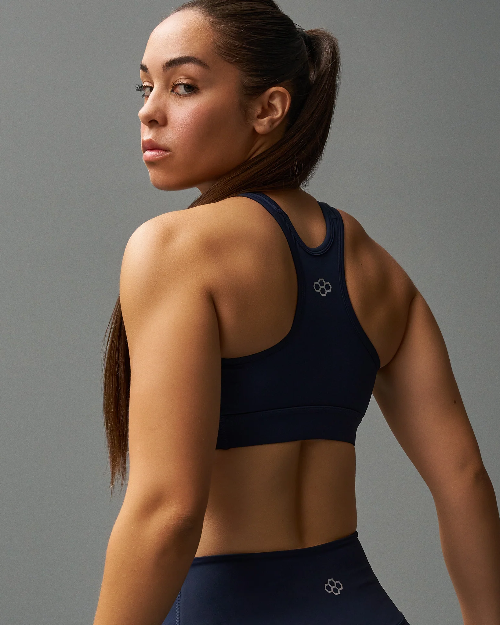 RUDIS Essential Sports Bra - Navy - Image 3
