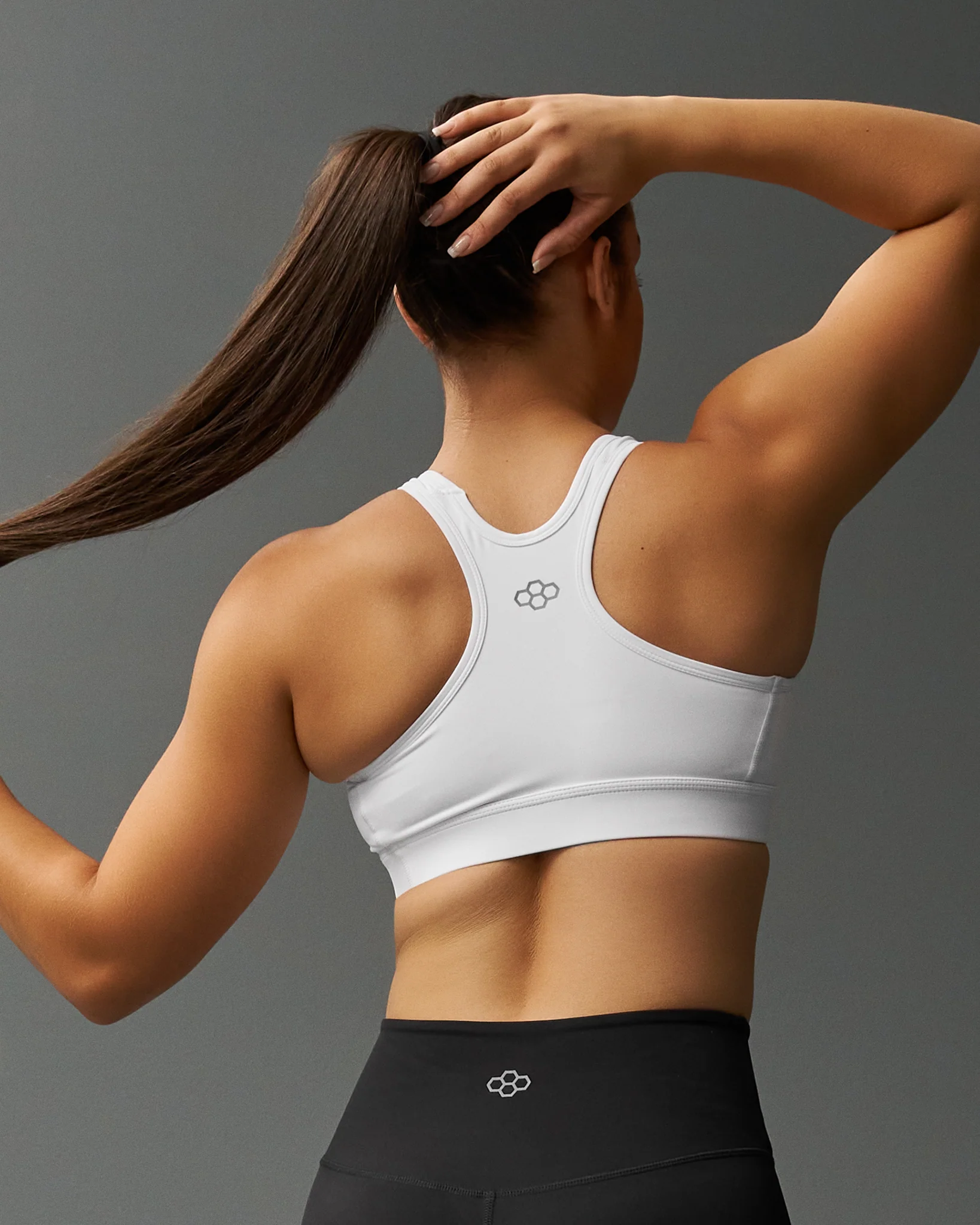 RUDIS Essential Sports Bra - White - Image 3