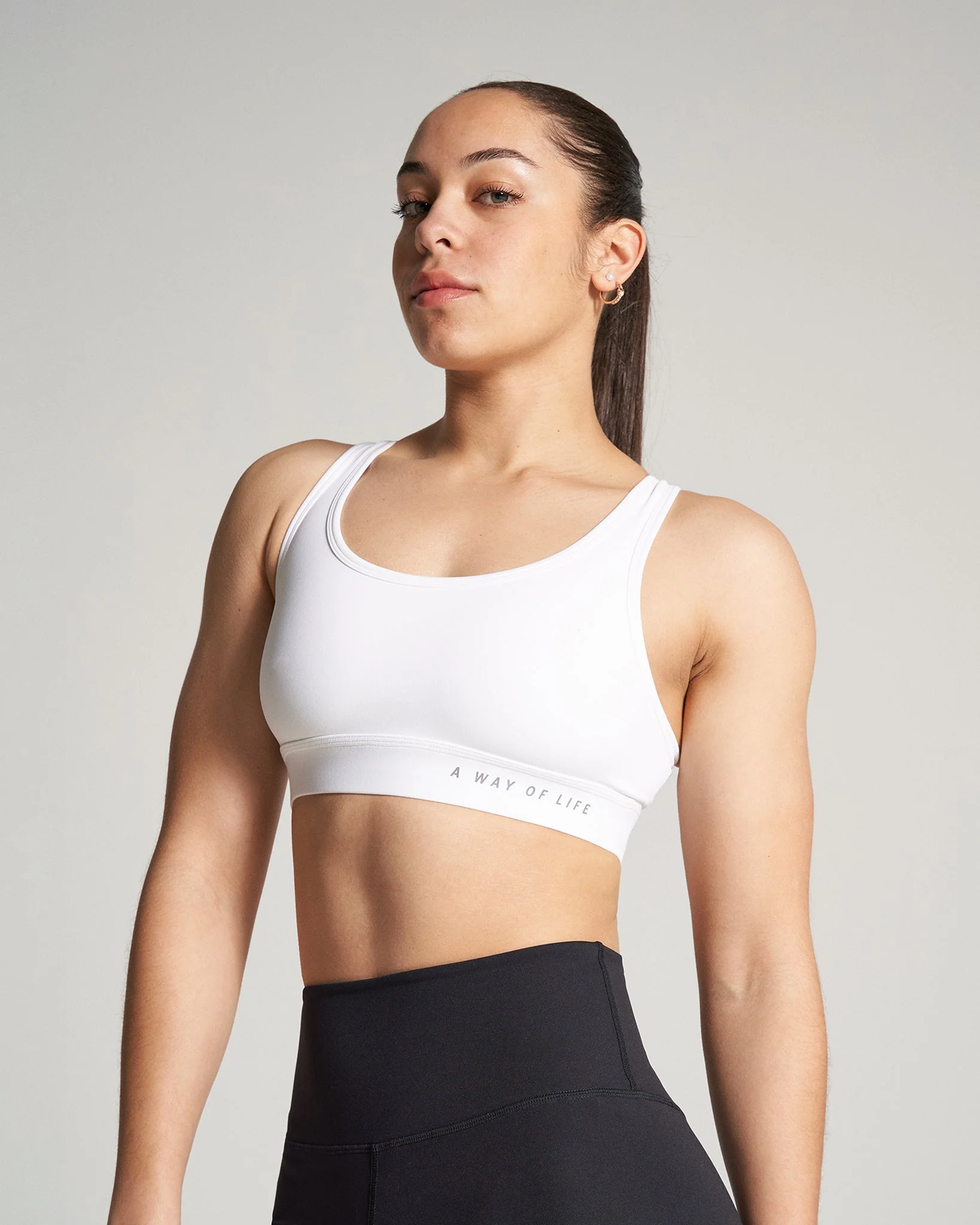 RUDIS Women's Sports Bra - White - Image 3