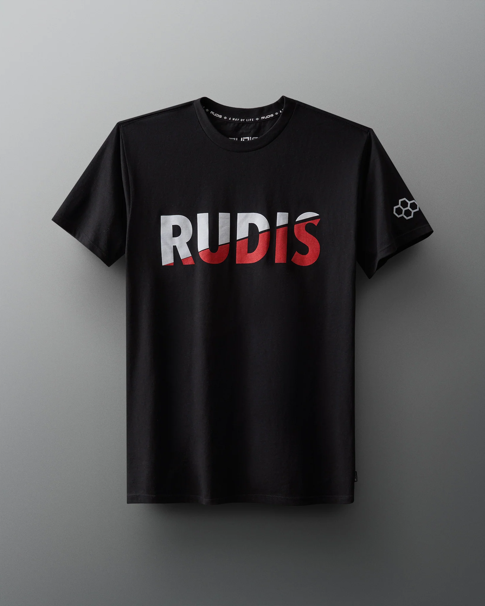 RUDIS Wordmark Split T-Shirt - Image 3