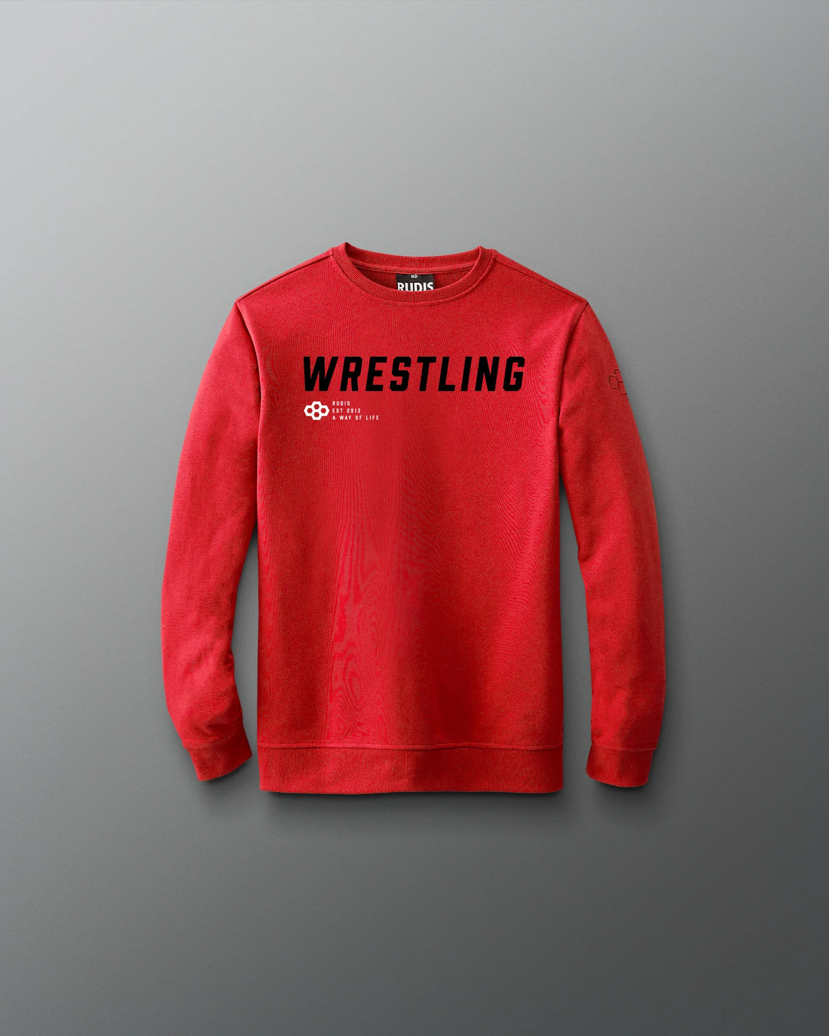RUDIS Wrestling Slanted Youth Crewneck