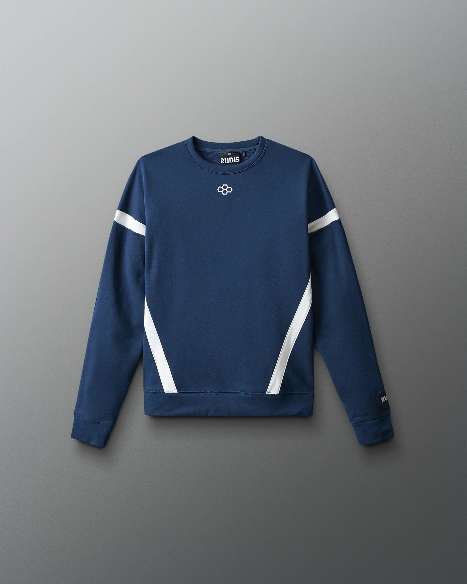 RUDIS Youth Colorblock Crewneck - Navy
