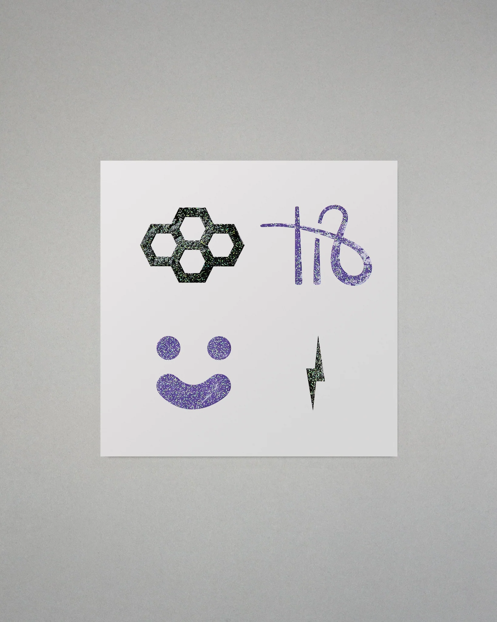 Sarah Hildebrandt 4-Pack Glitter Tattoos - Image 2