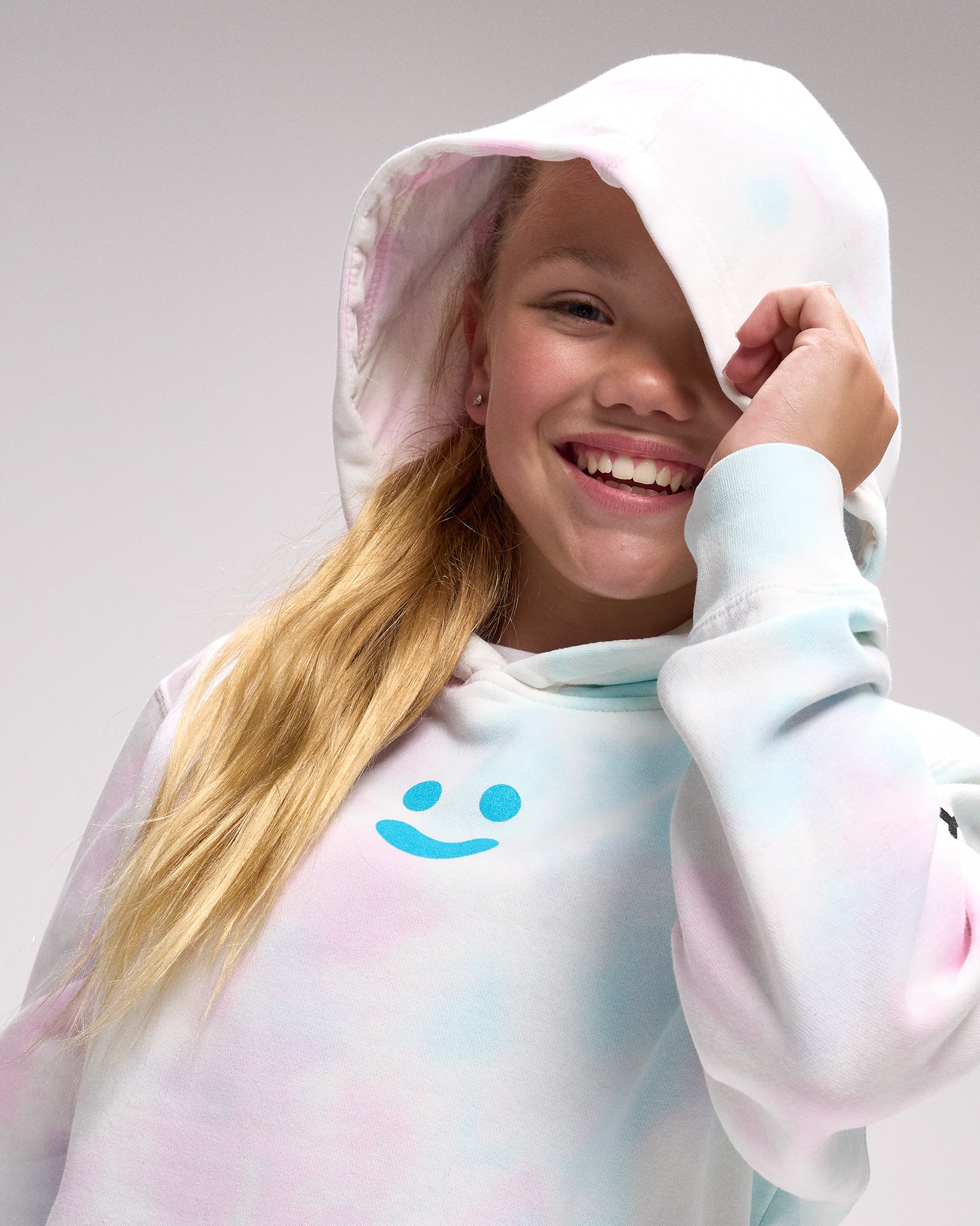 SH Girl Power Youth Tie-Dye Hoodie - Image 3