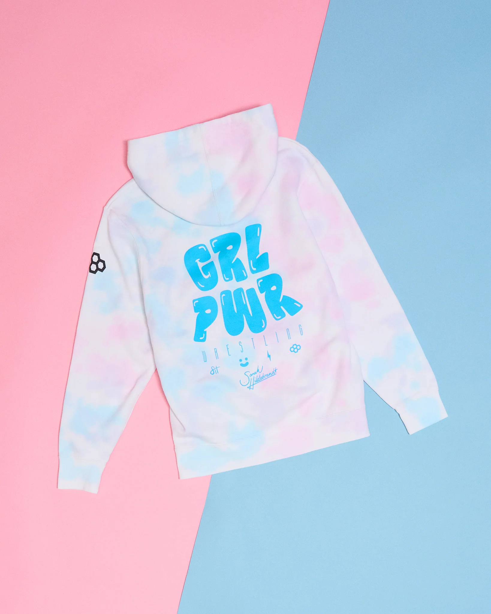 SH Girl Power Youth Tie-Dye Hoodie - Image 4