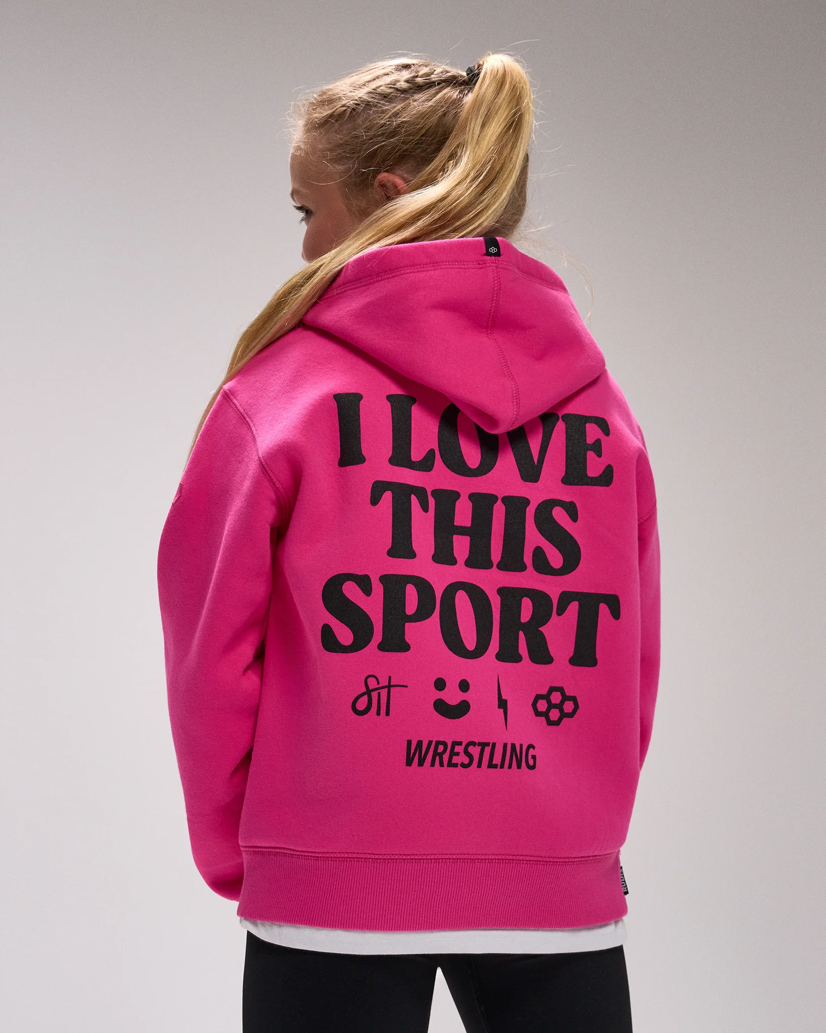 SH I Love This Sport Youth Comfort Fleece Hoodie