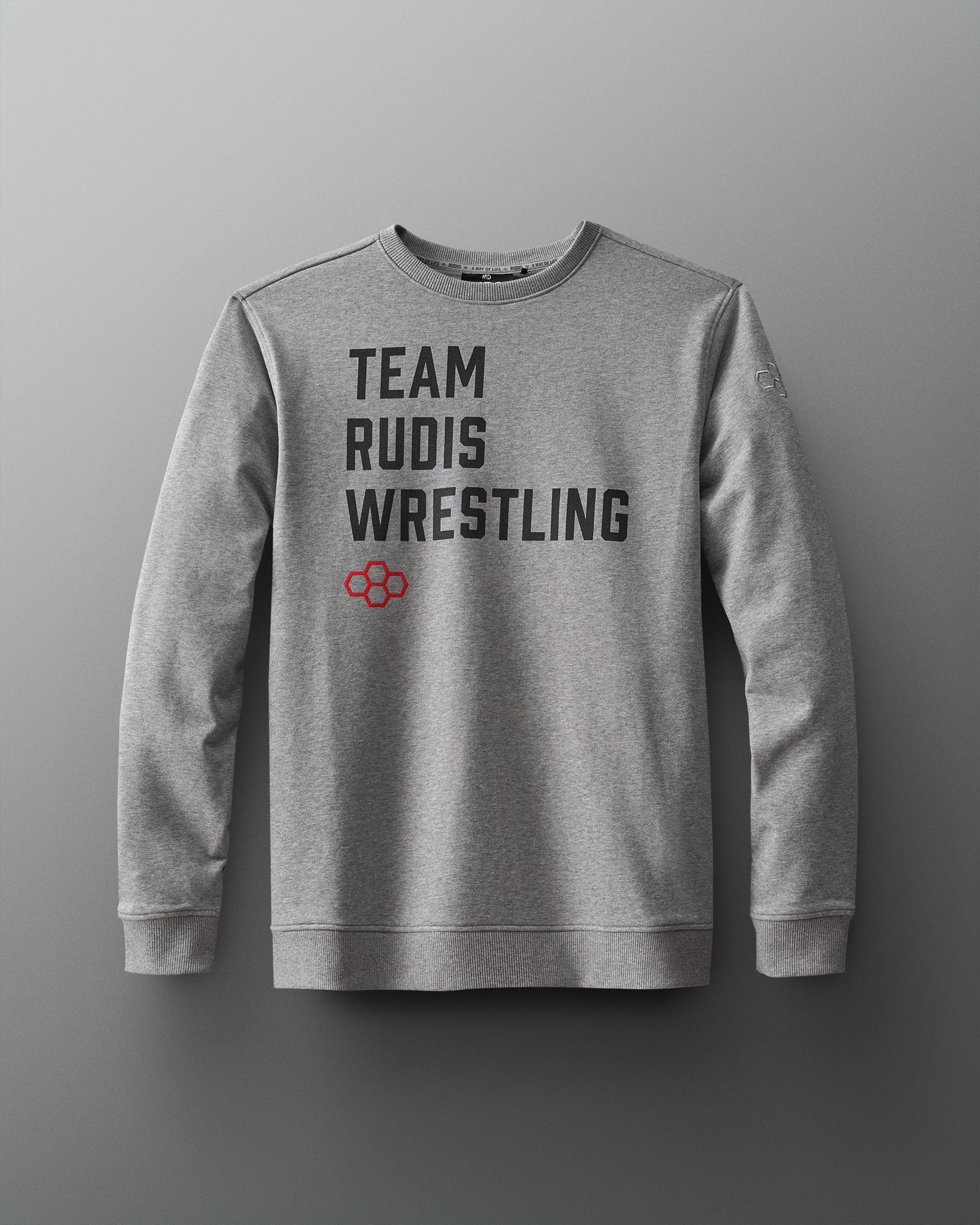 Team RUDIS Wrestling Stacked Crewneck - Image 2