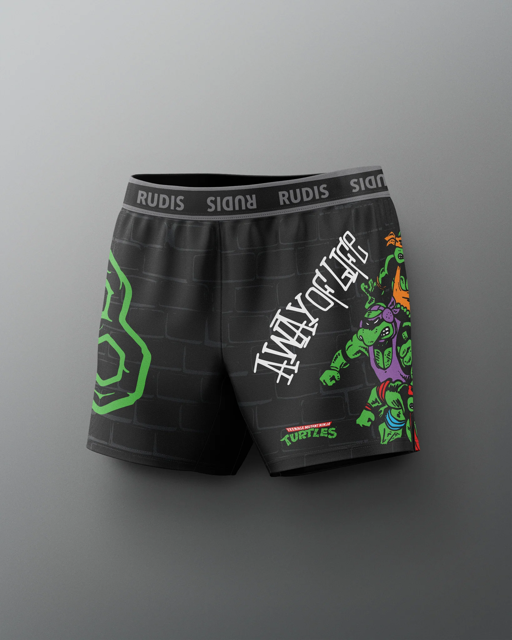 TMNT Underground Women's Sublimated Shorts - Image 4