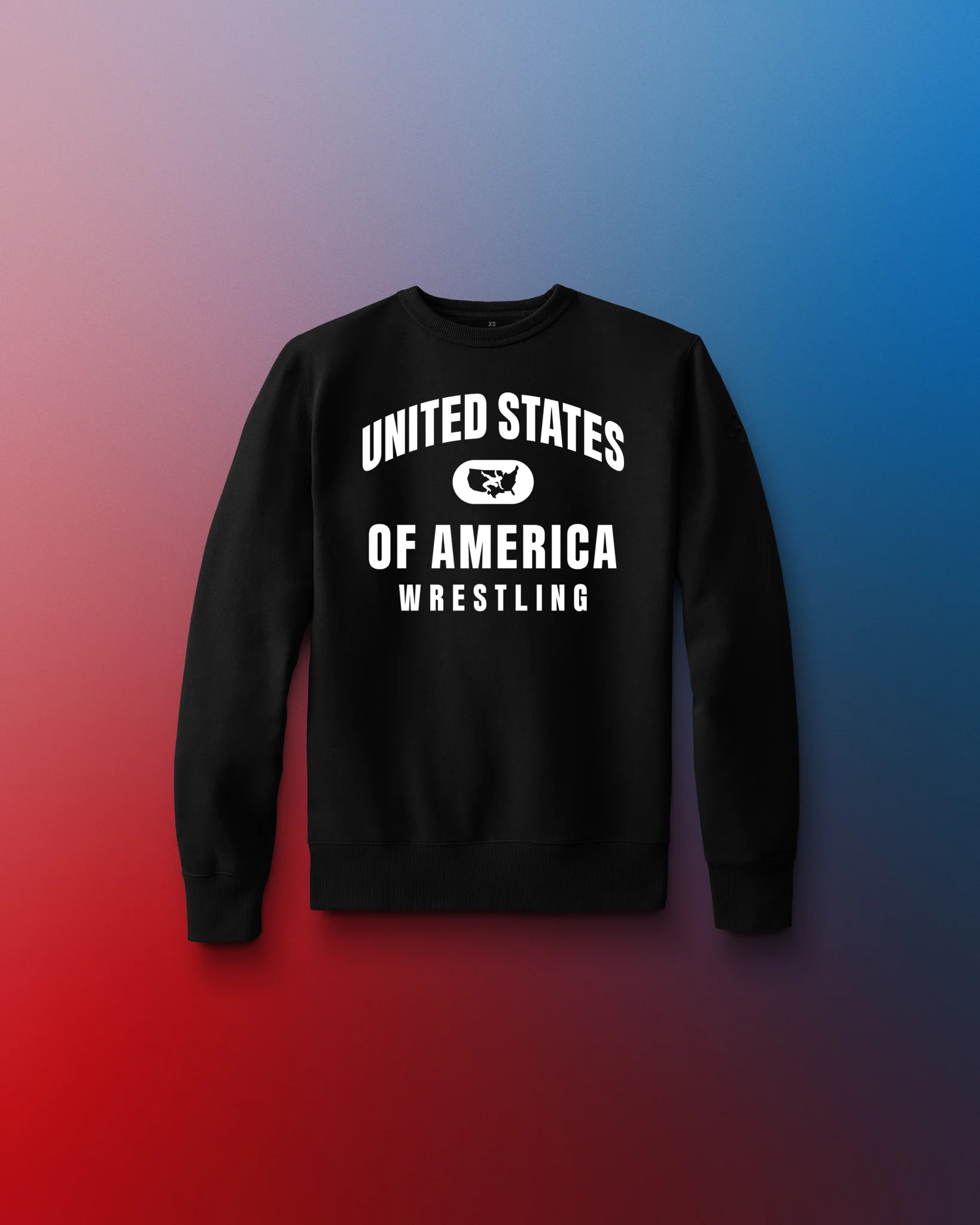 United States of America Wrestling Youth Comfort Fleece Crewneck