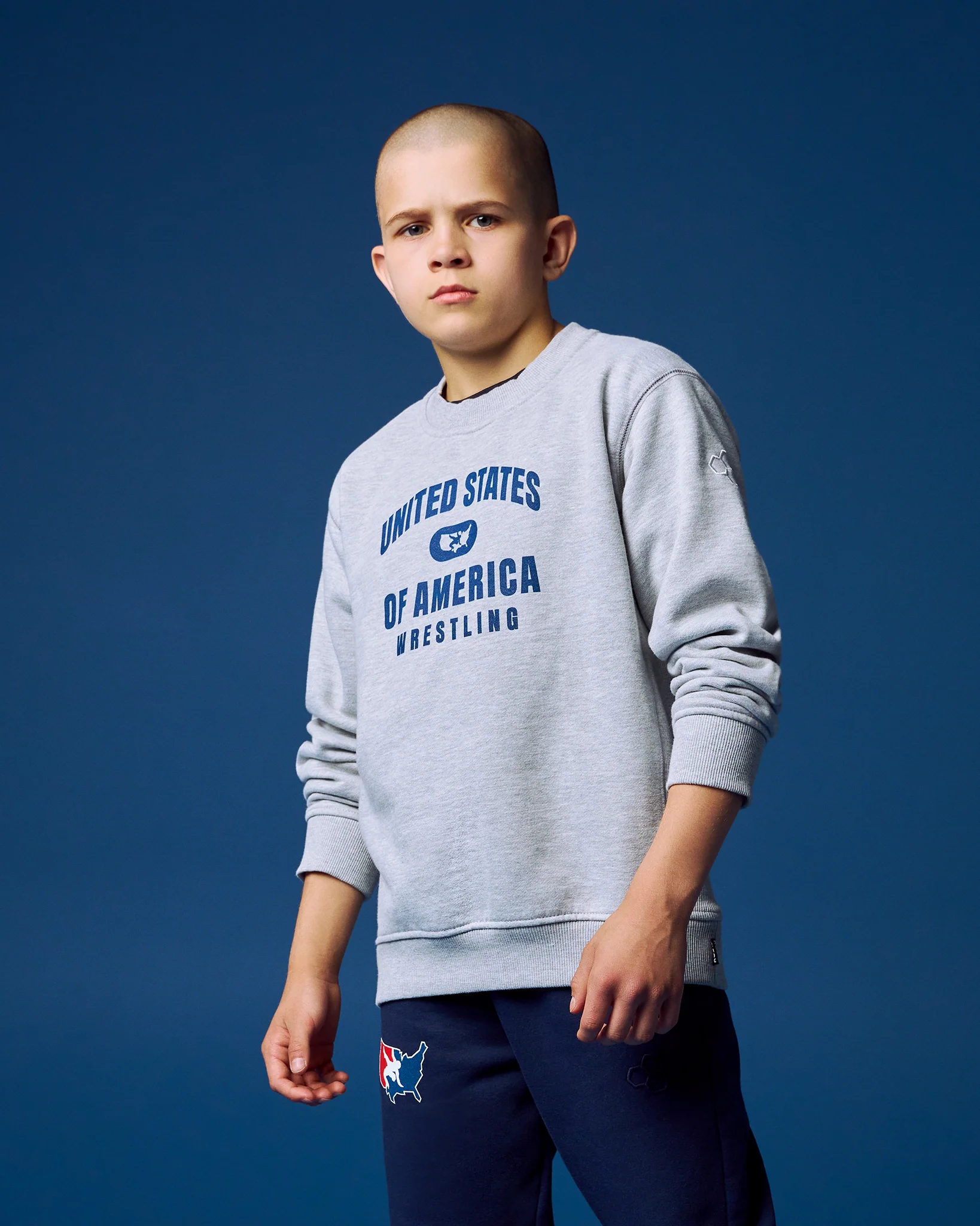 United States of America Wrestling Youth Titan Heavyweight Crewneck - Image 2