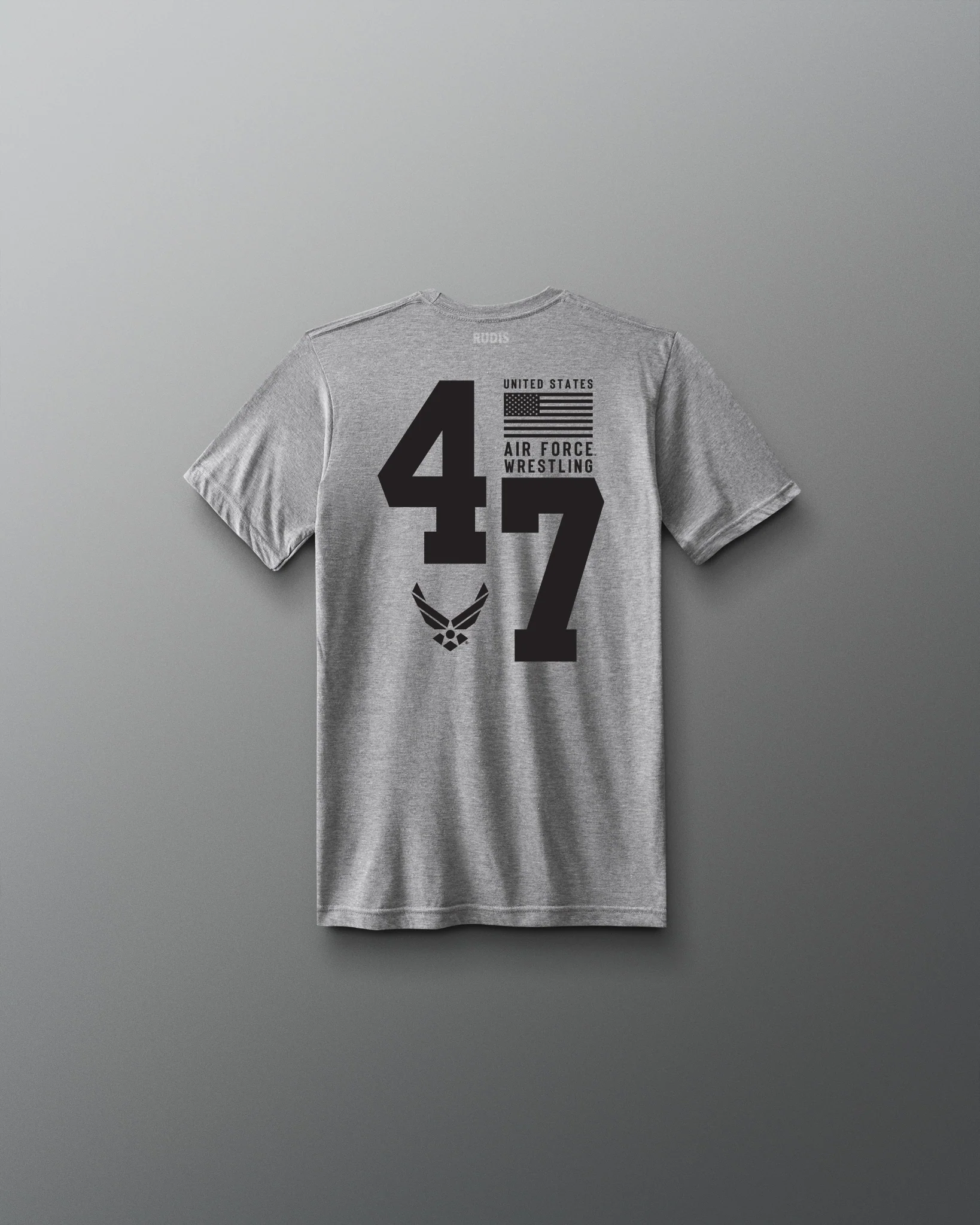 US Air Force Arched Flag 47 Youth T-Shirt - Image 2