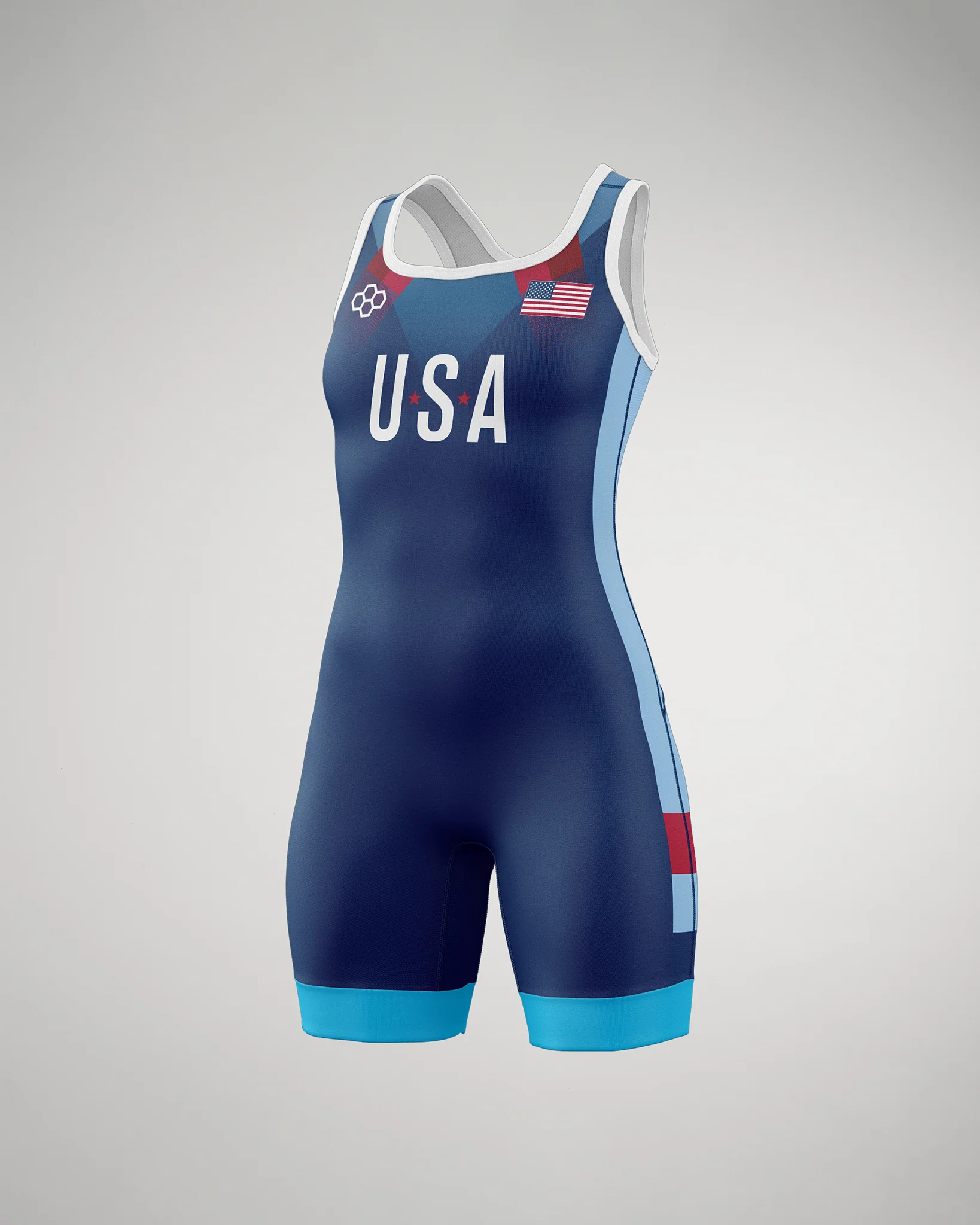 USA Pride Girl's Elite Singlet
