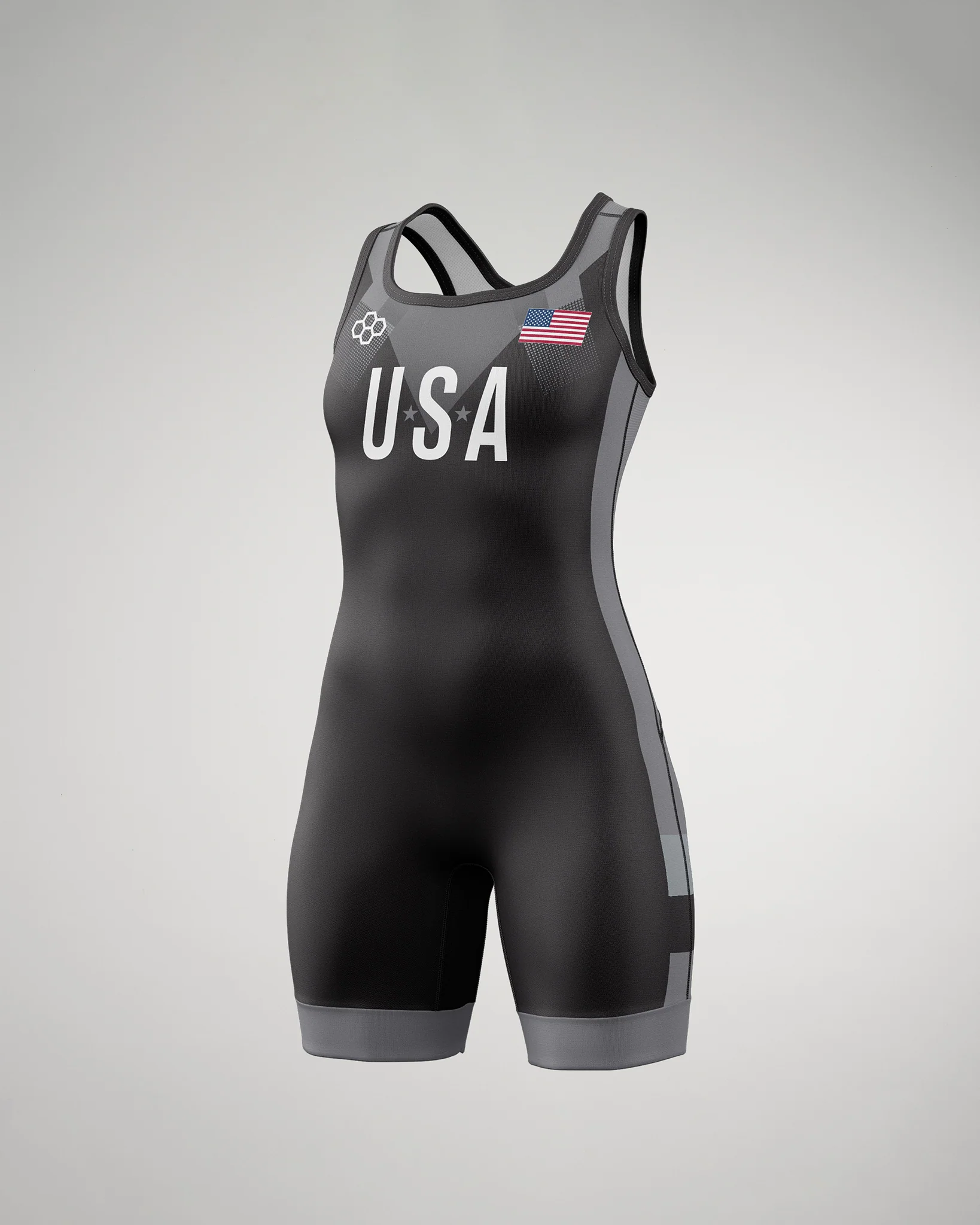 USA Pride Girl's Elite Singlet - Image 3