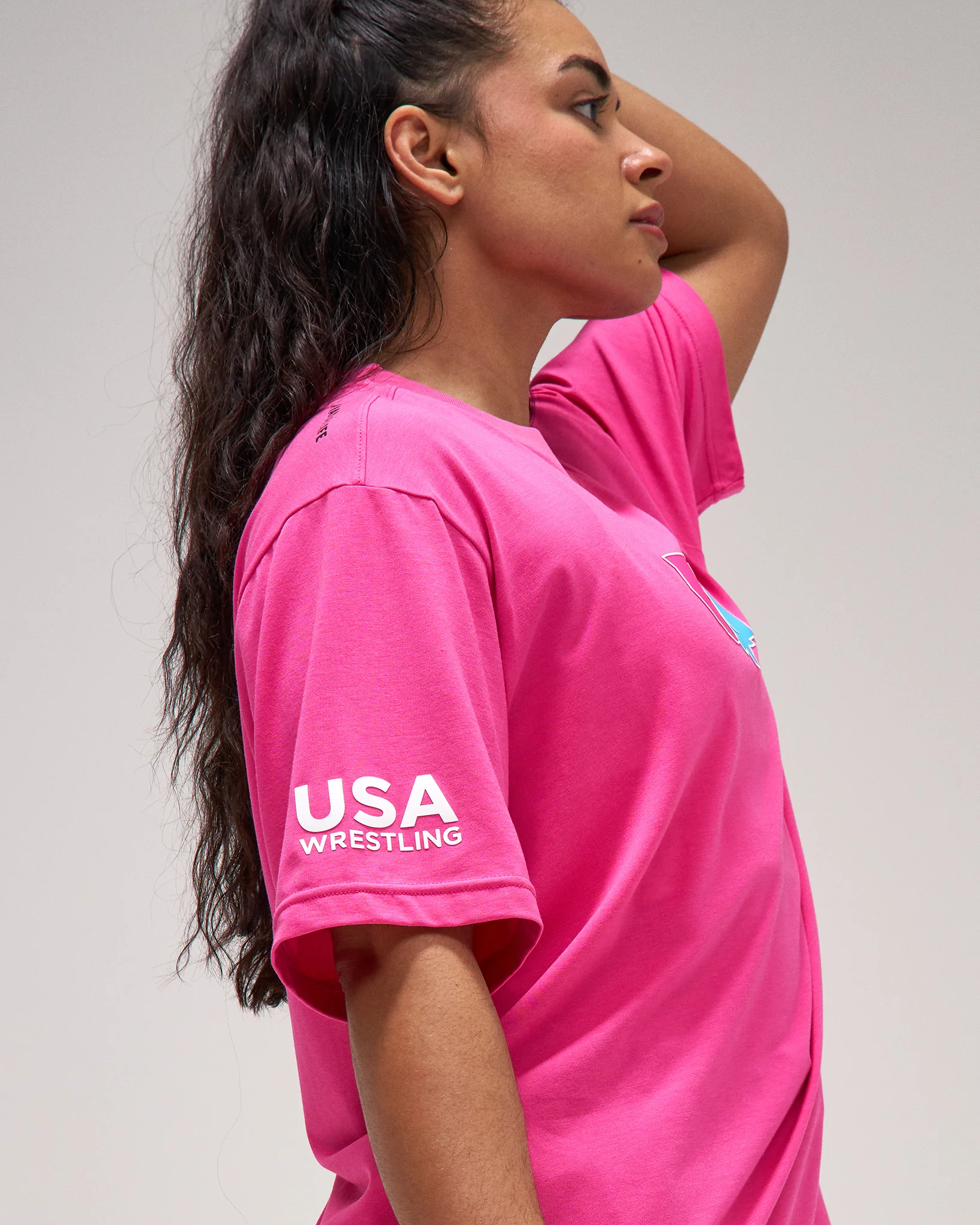 USA Wrestling Boxy Hybrid T-Shirt - Image 2