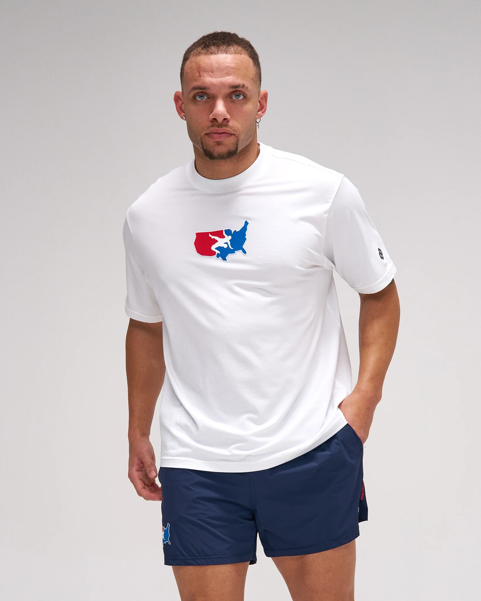 USA Wrestling Boxy Hybrid T-Shirt - Image 9