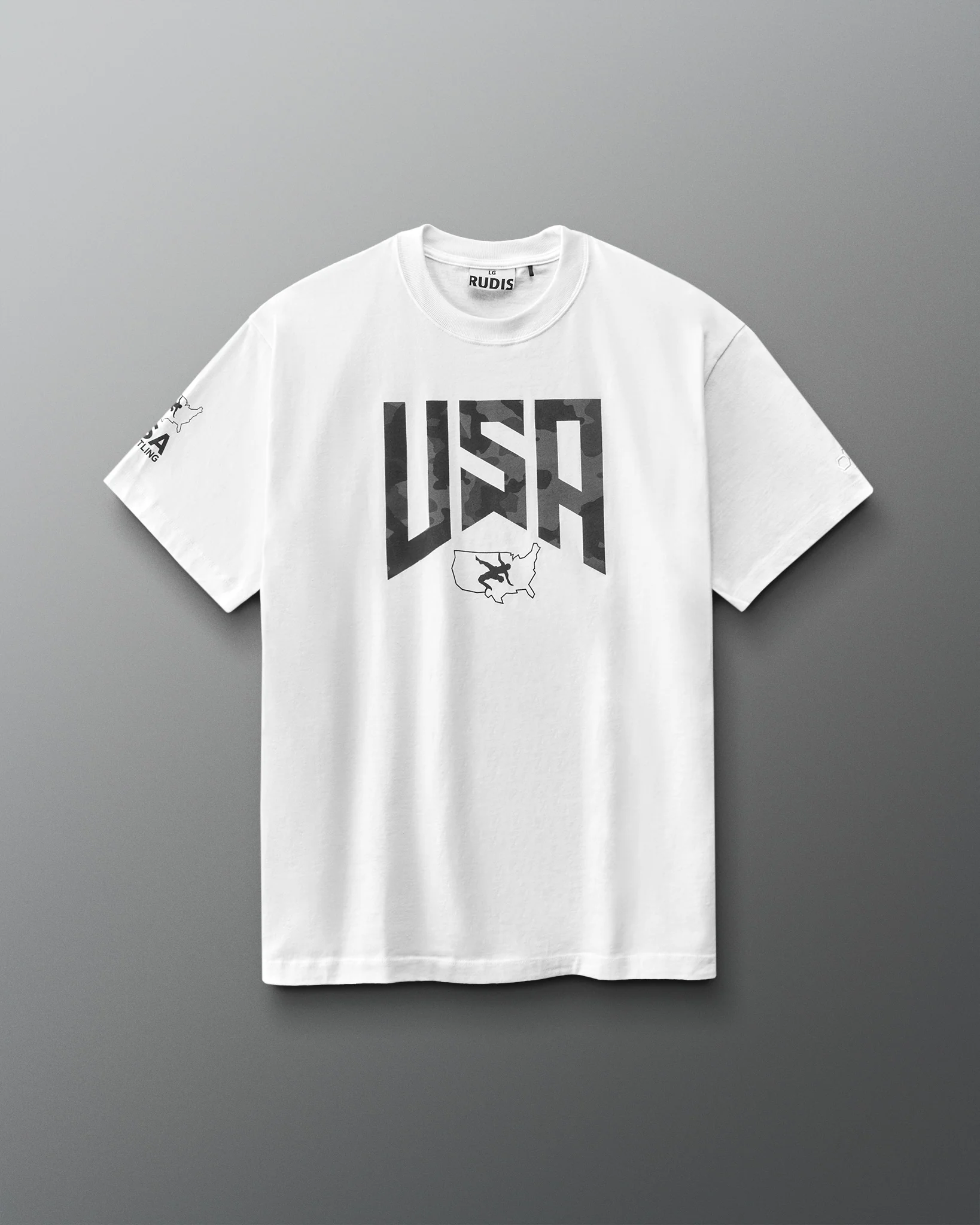 USA Wrestling Camo Heavyweight T-Shirt