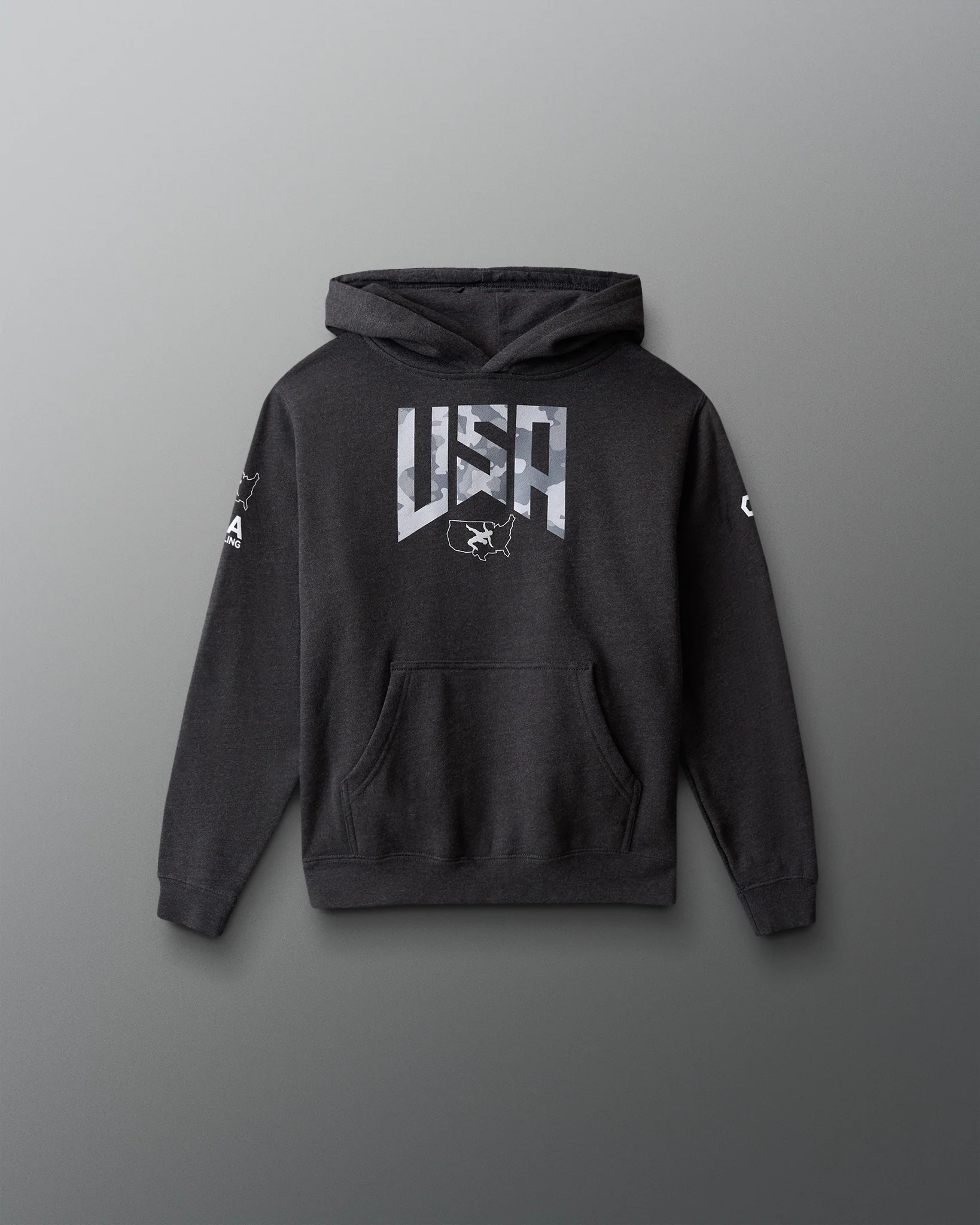 USA Wrestling Camo Youth Tradition Hoodie