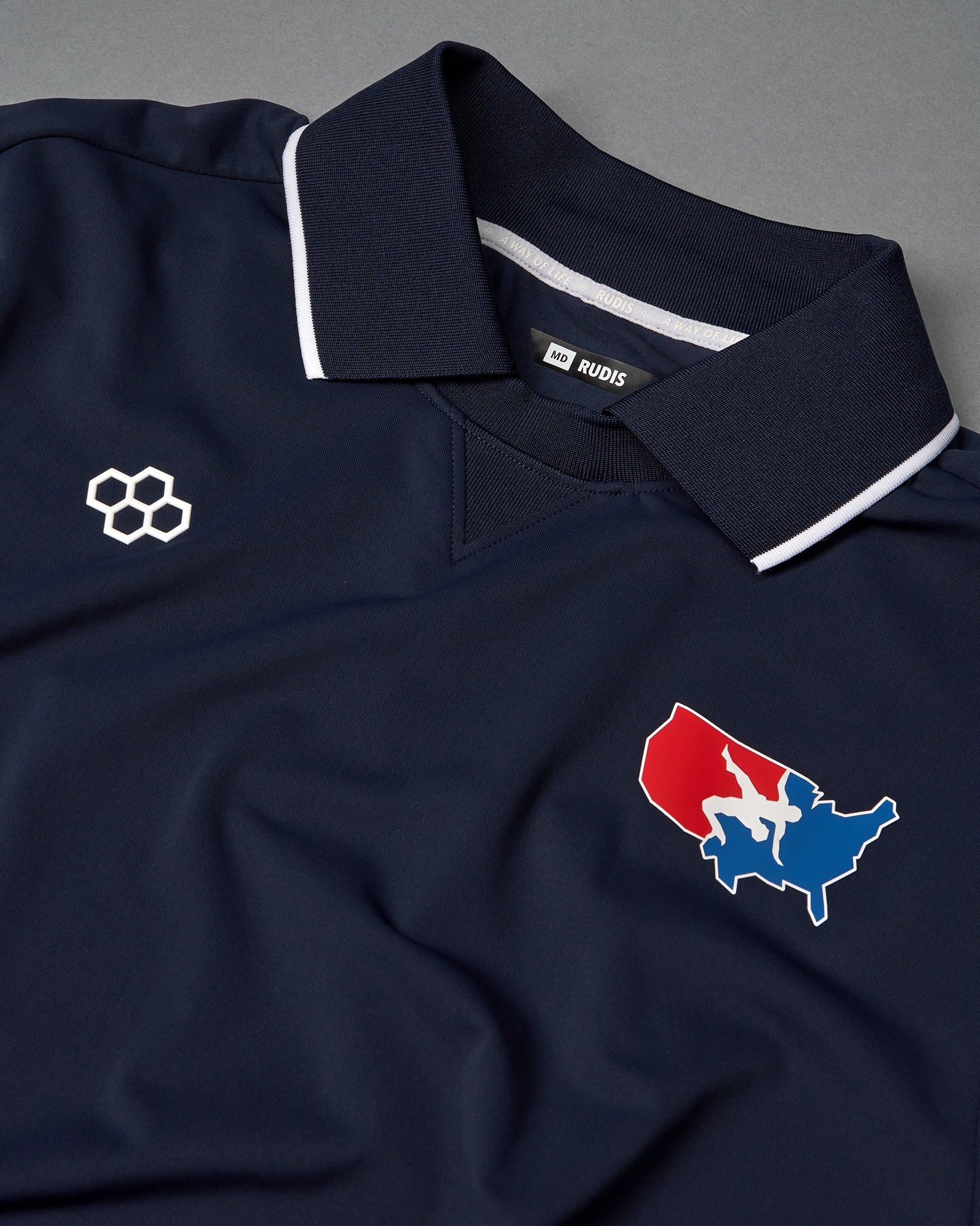 USA Wrestling Chronicle Elite Athletic Polo - Image 6