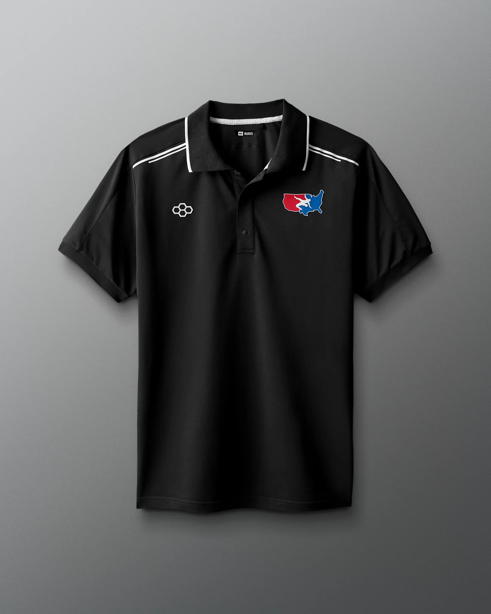 USA Wrestling Chronicle Elite Snap Polo - Image 13