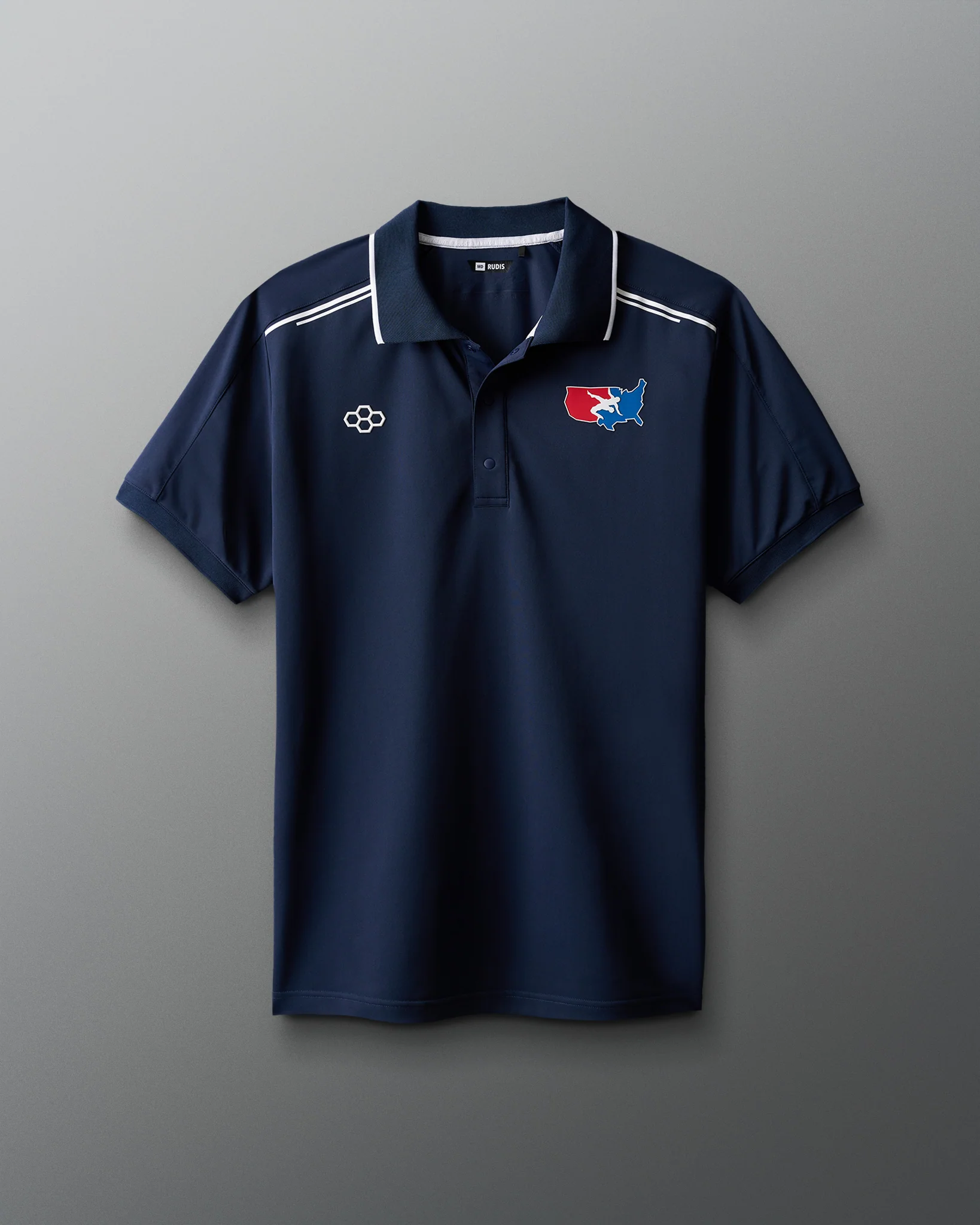 USA Wrestling Chronicle Elite Snap Polo - Image 2