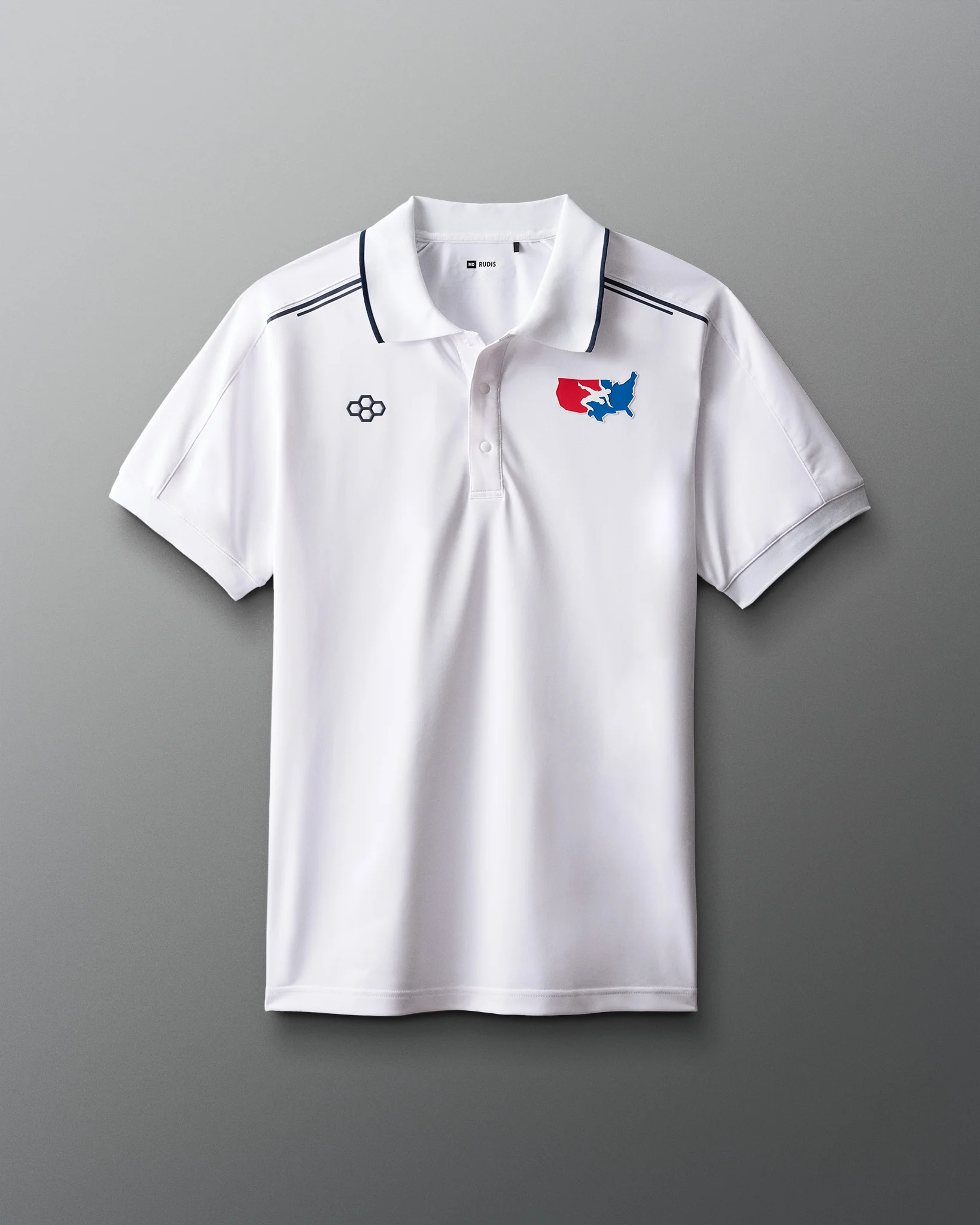 USA Wrestling Chronicle Elite Snap Polo - Image 9