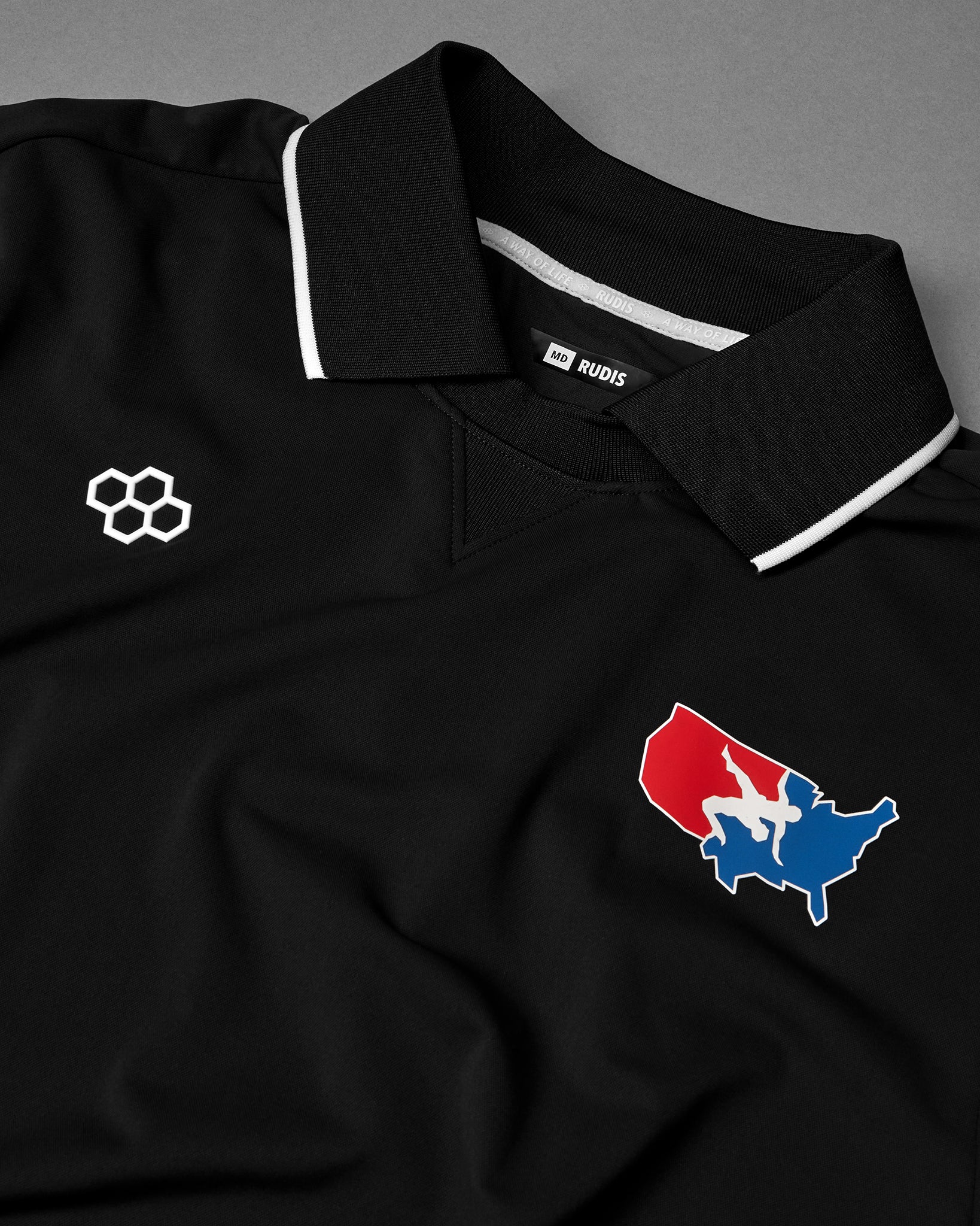 USA Wrestling Chronicle Youth Elite Athletic Polo - Image 11