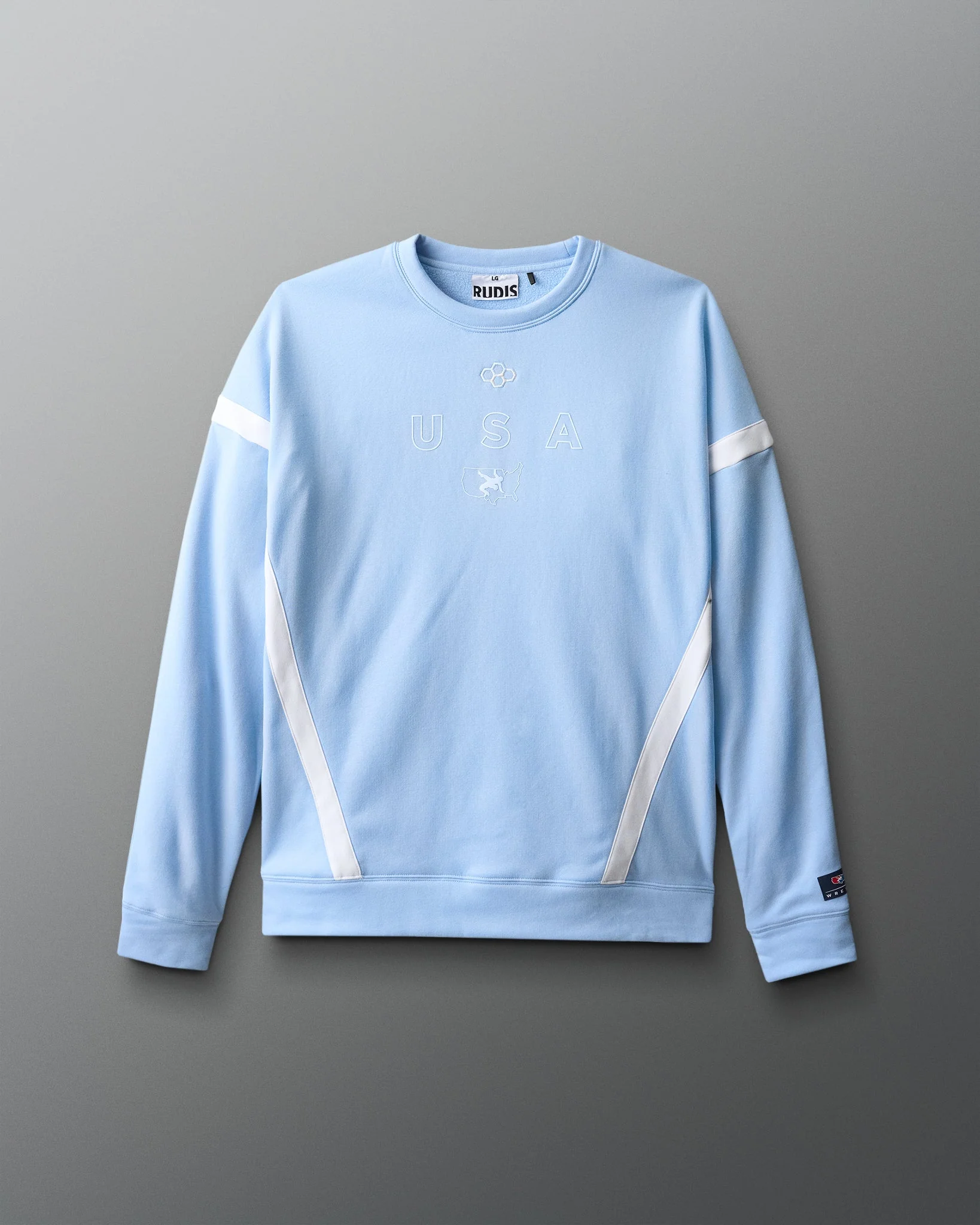USA Wrestling Colorblock Crewneck - Image 16