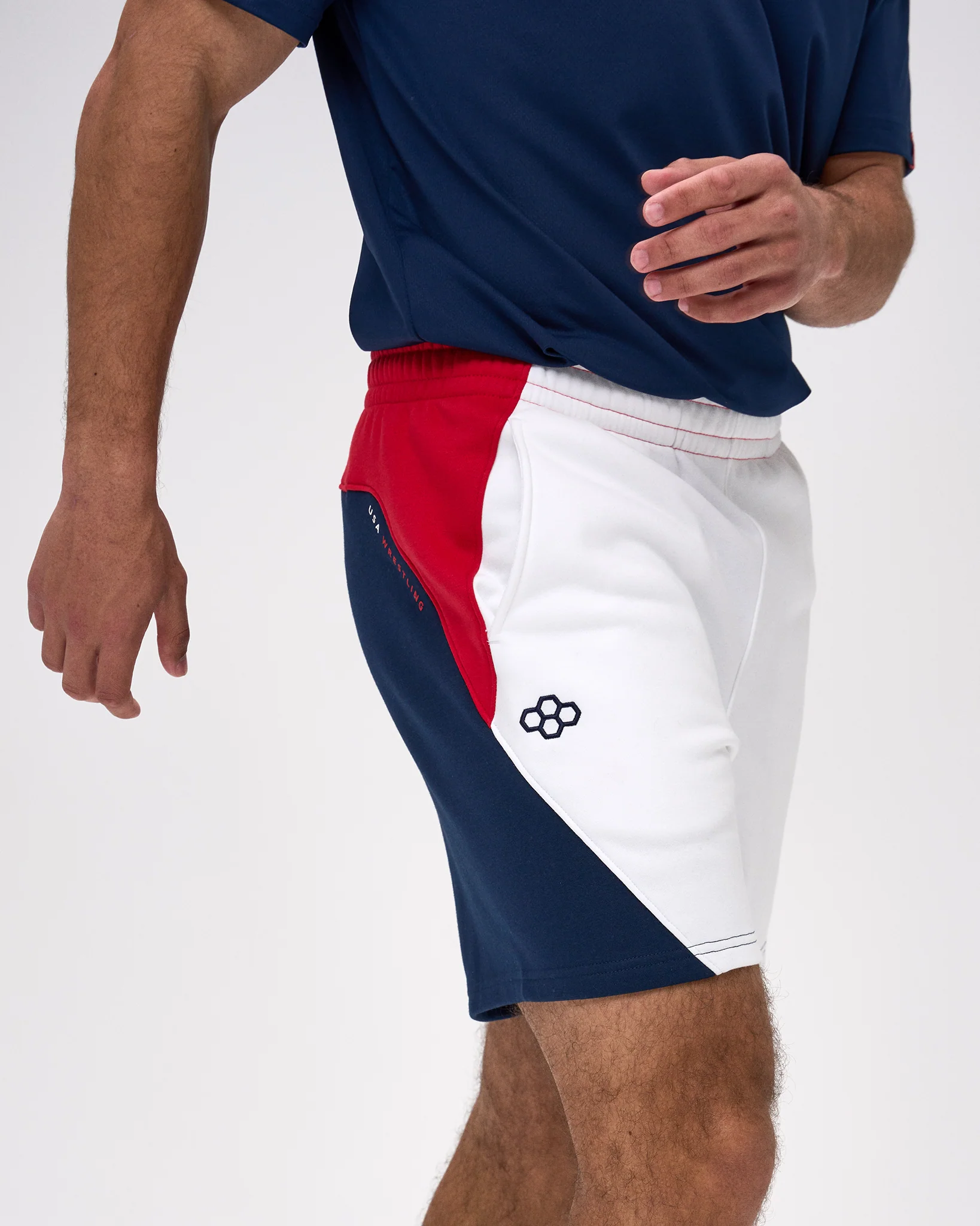 USA Wrestling Colorblock 5" Shorts - Image 2