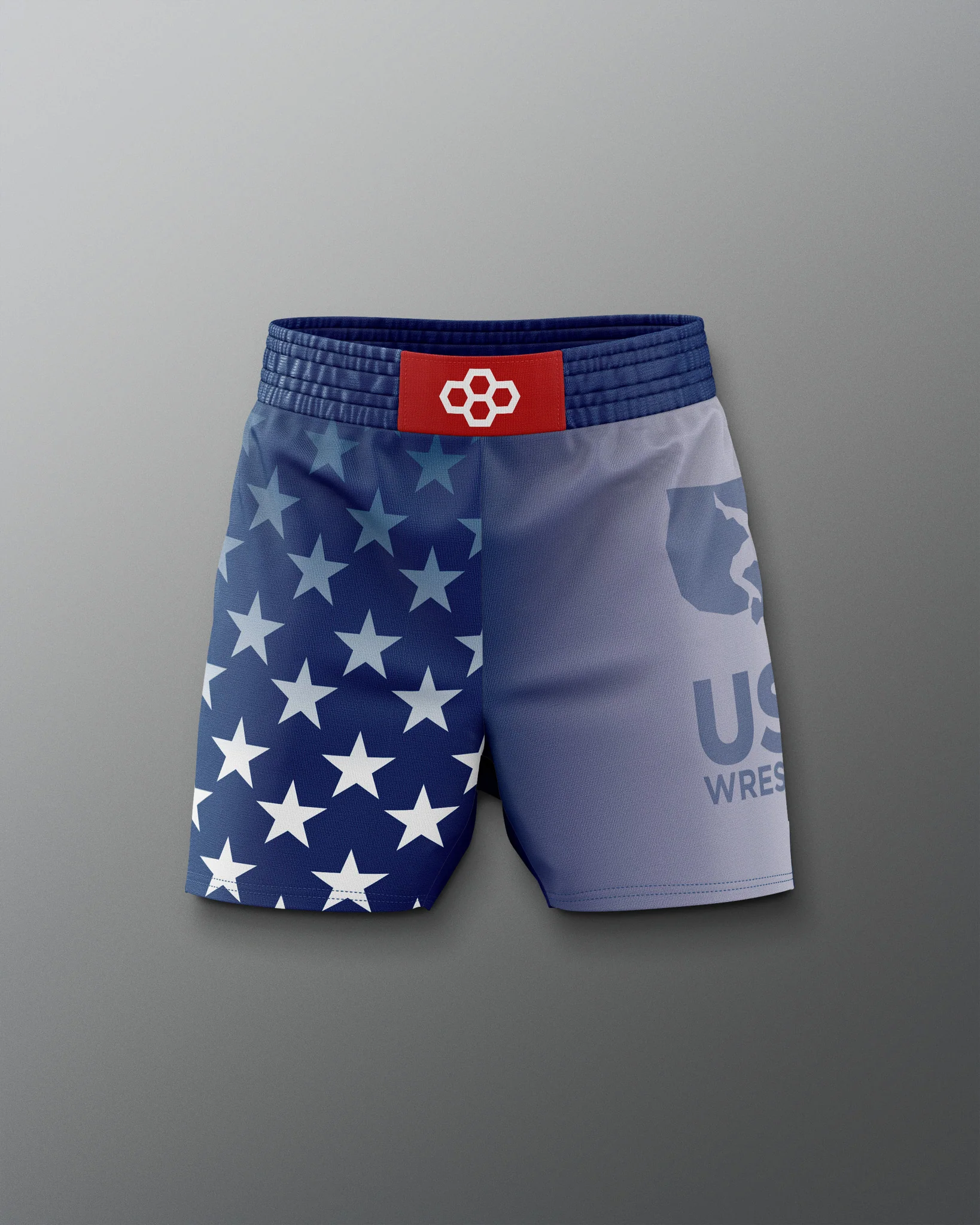USA Wrestling Flag Sublimated Shorts
