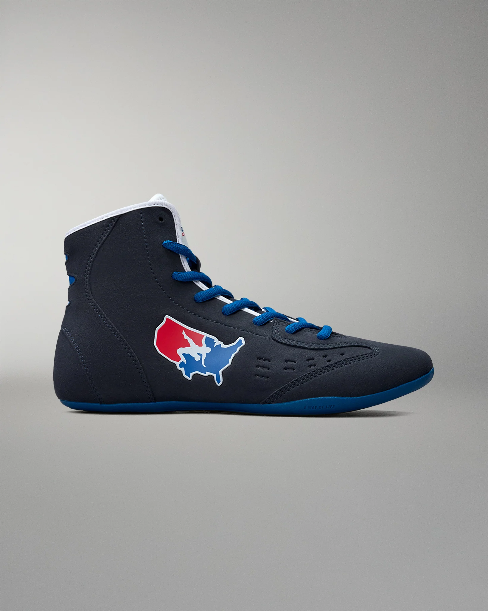 USA Wrestling International Adult Wrestling Shoes - USA Black - Image 3