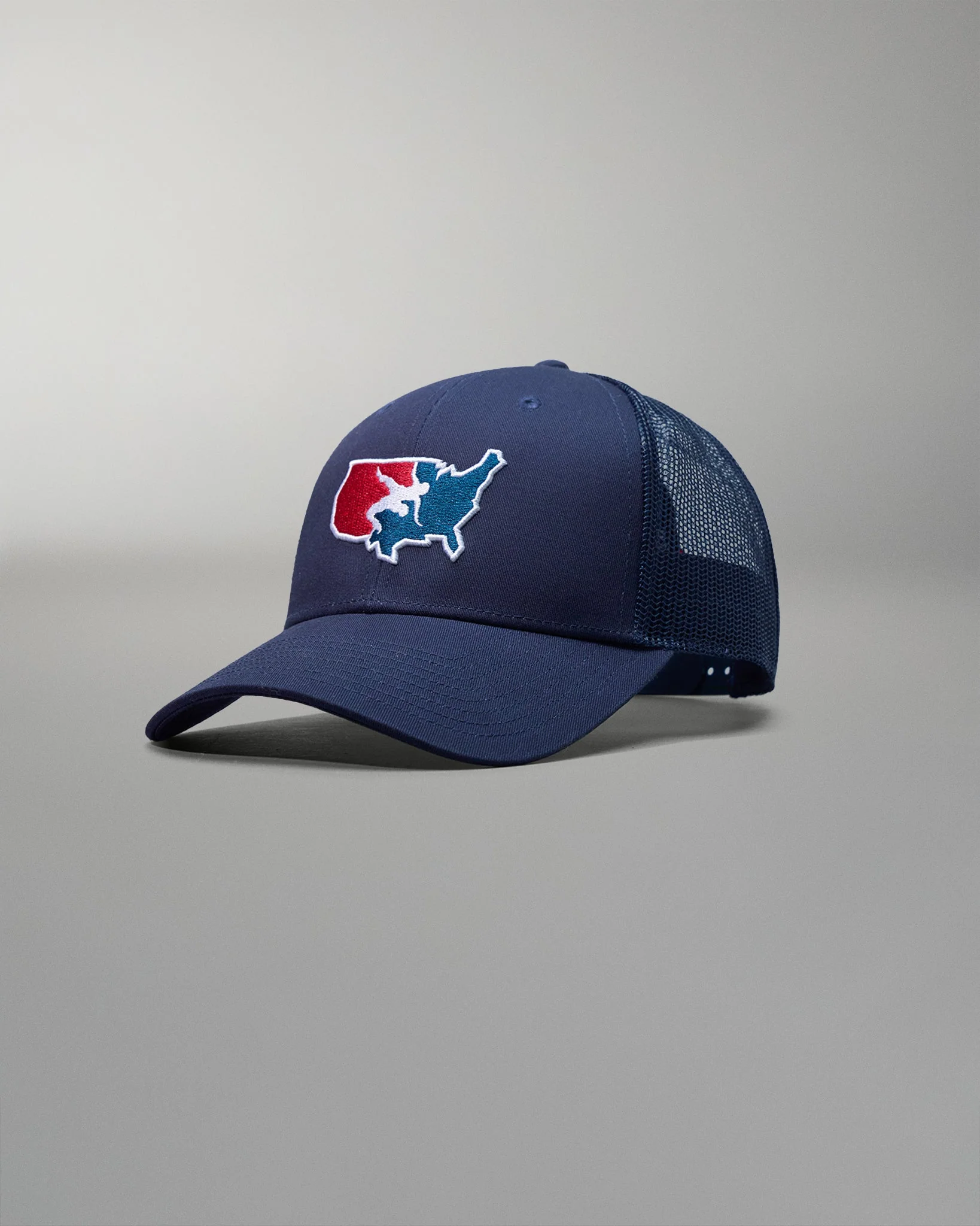 USA Wrestling Logo Bridge Trucker Hat - Image 11