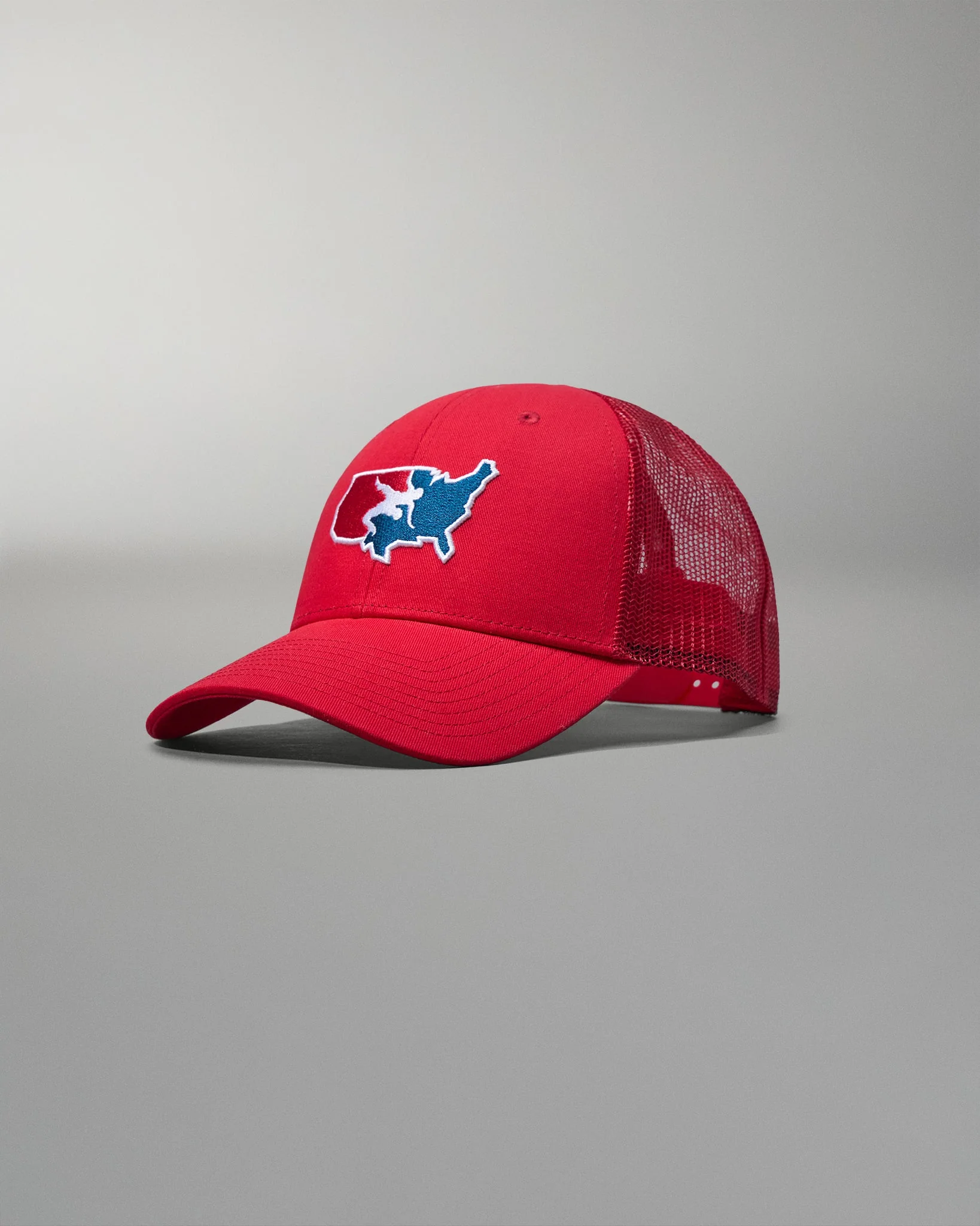 USA Wrestling Logo Bridge Trucker Hat - Image 15