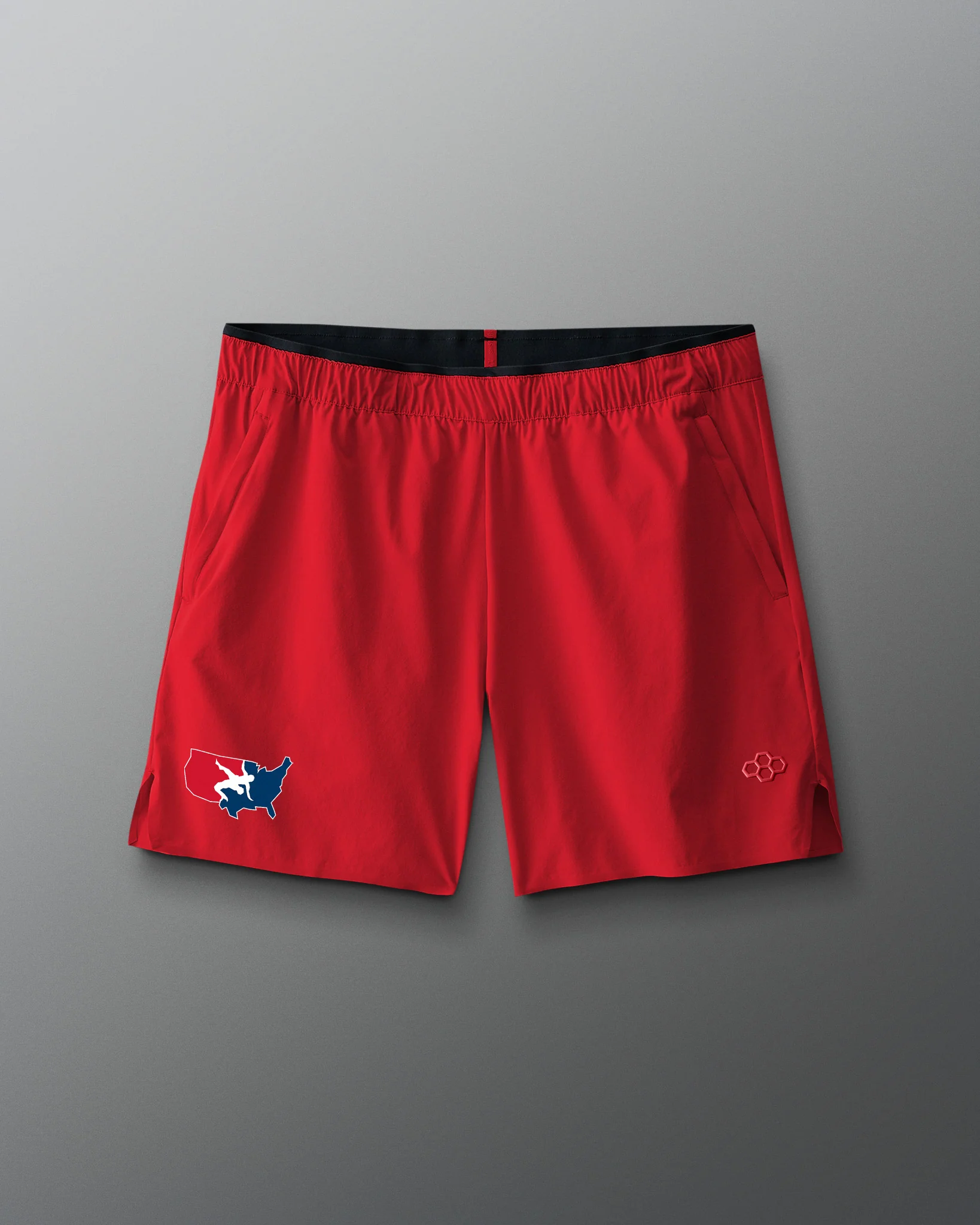 USA Wrestling Logo Performance Short - Image 3