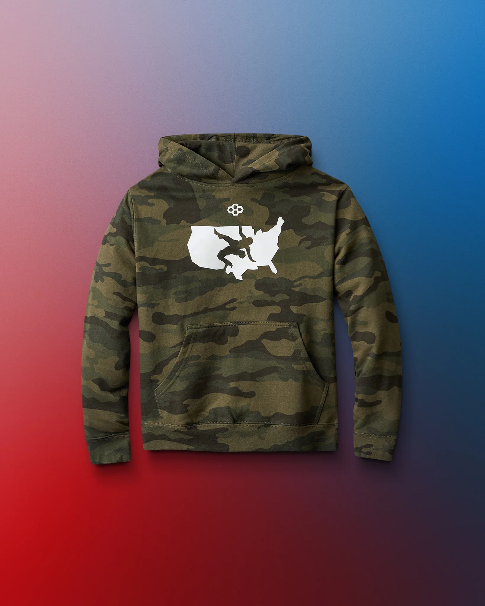 USA Wrestling Logo Youth Tradition Hoodie - Image 4