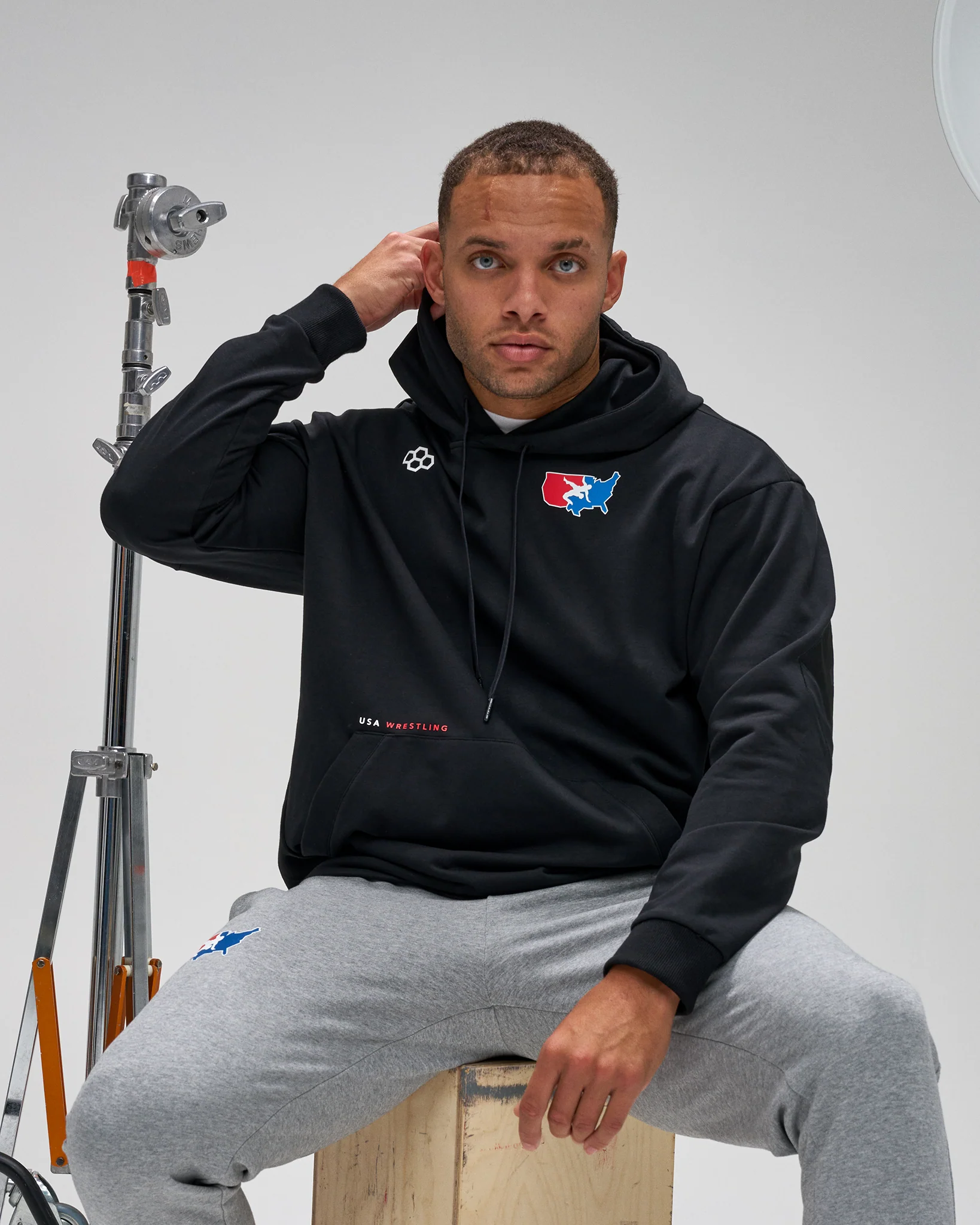 USA Wrestling Luxe Terry Hoodie