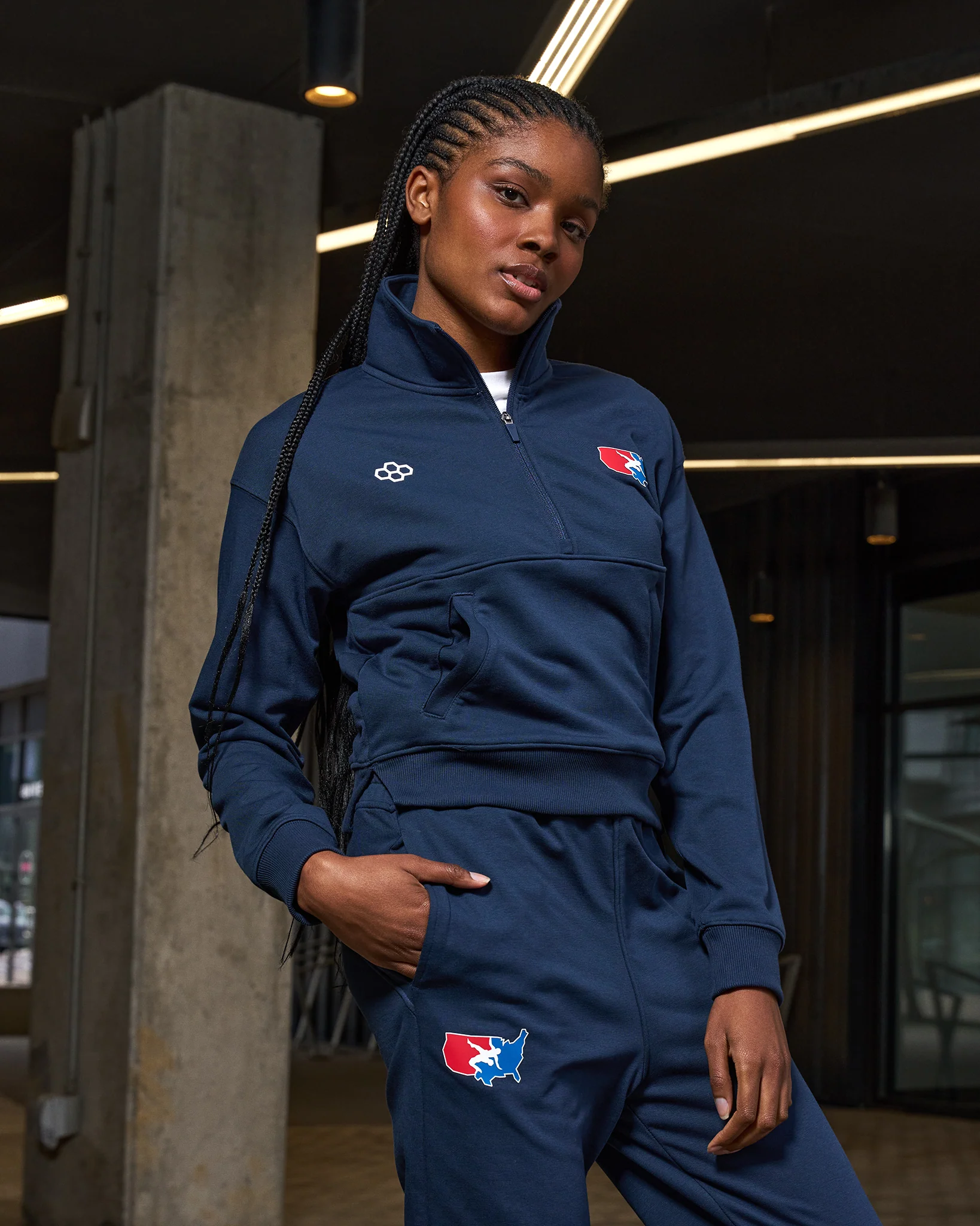 USA Wrestling Luxe Terry Women's 1/4 Zip
