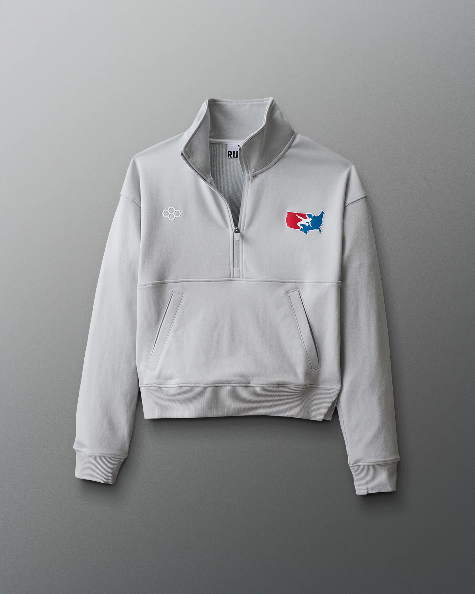 USA Wrestling Luxe Terry Women's 1/4 Zip - Image 4