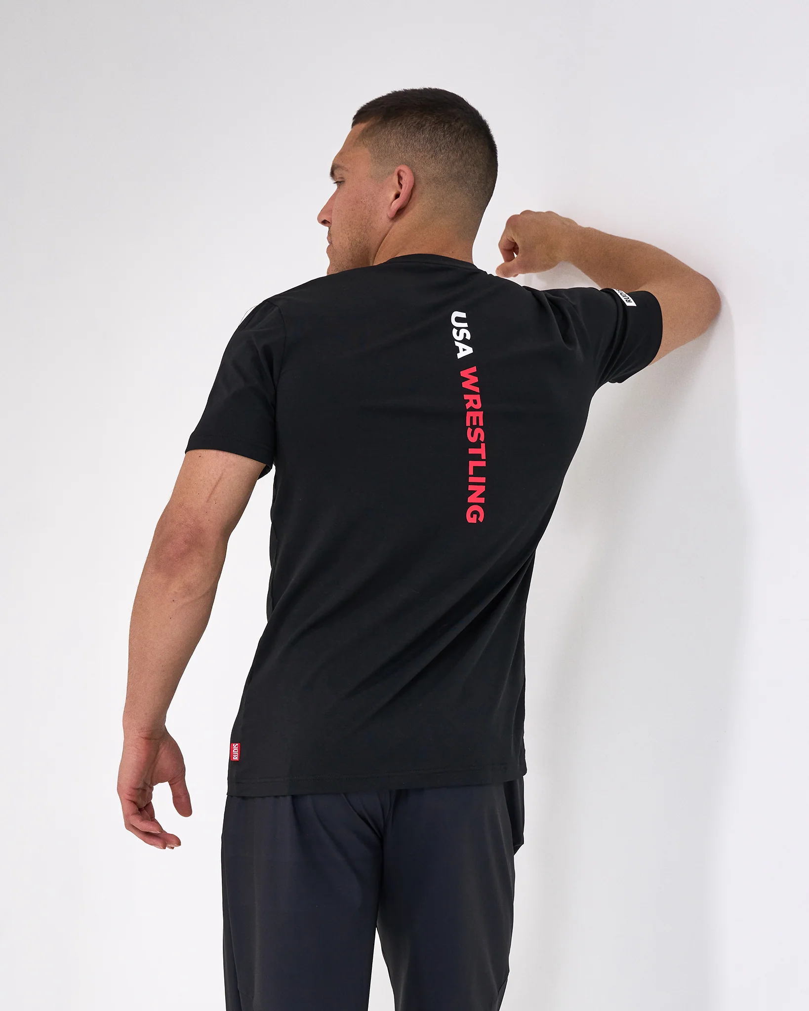 USA Wrestling Map Hybrid T-Shirt - Image 2